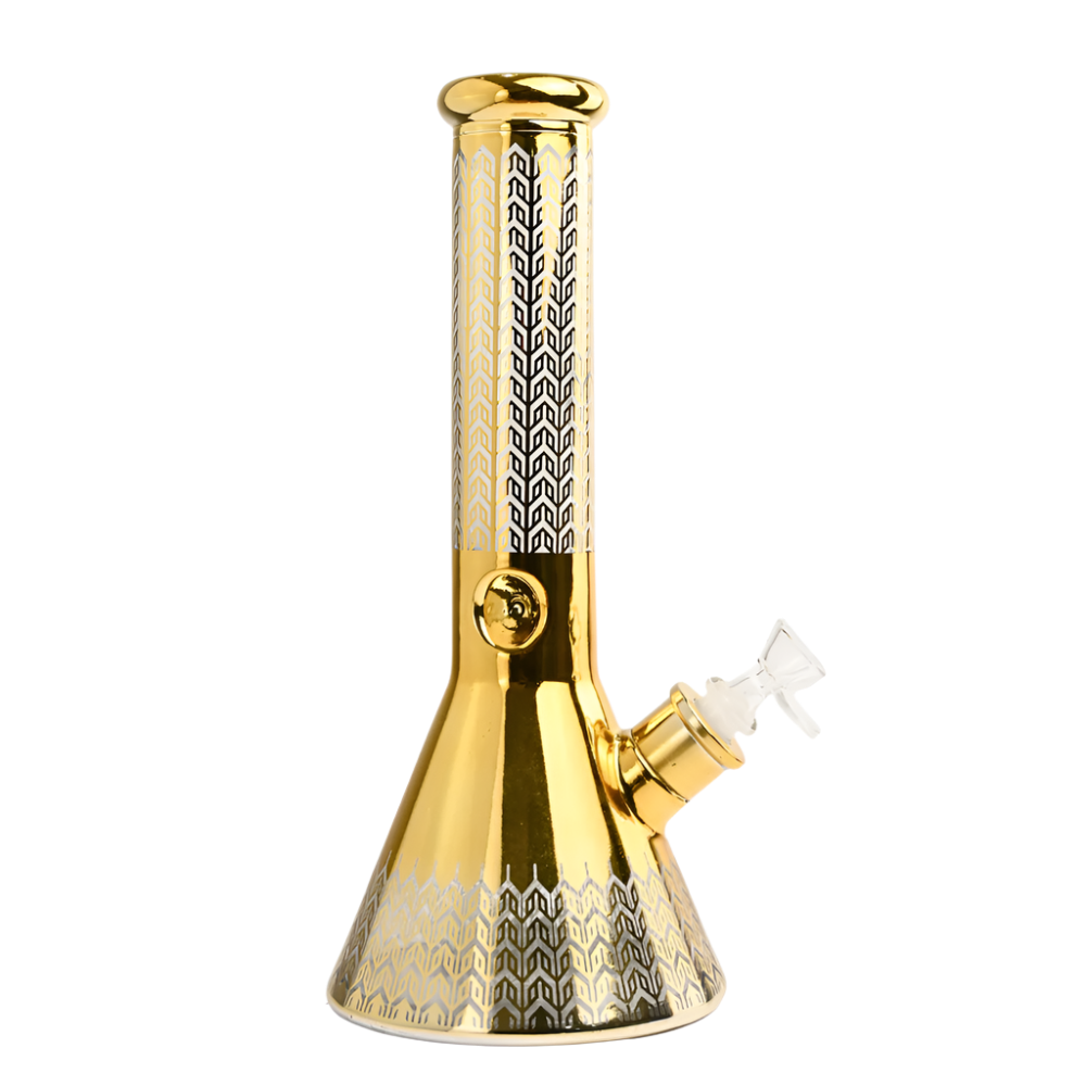 12" 7mm Infinity Loop Glass Bong