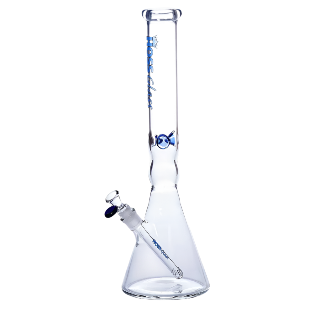 18" 5mm Hoss Glass Pinched Beaker