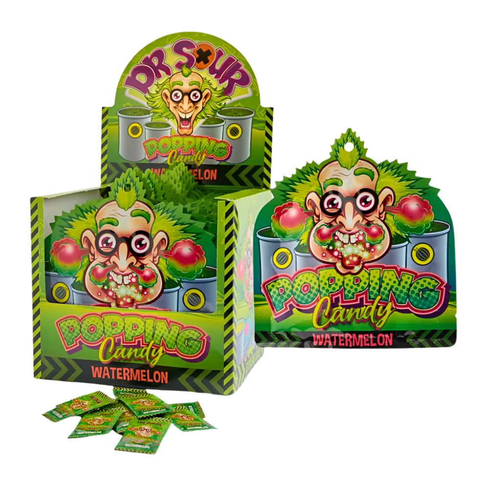 Dr. Sour Popping Candy Watermelon 15g