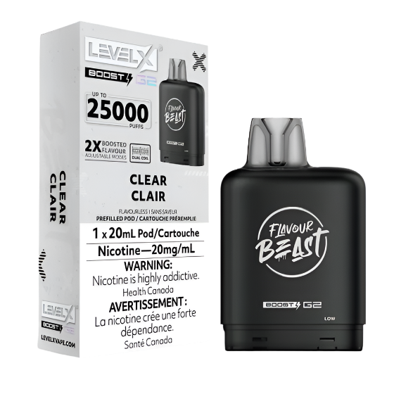 Flavour Beast Level X 25K G2 Boost Disposable Vape Pods