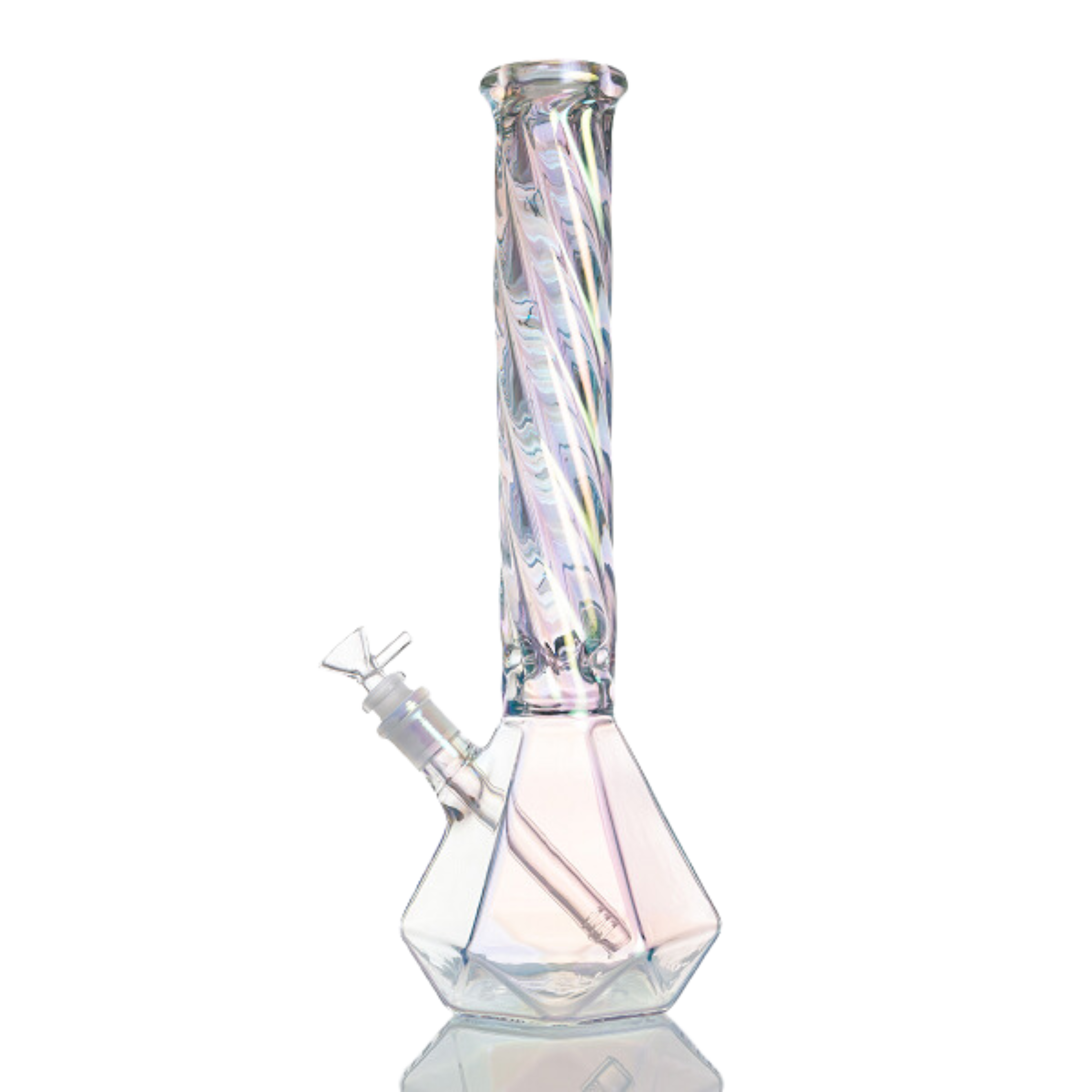 Rainbow Diamond Base 16” Beaker Bong