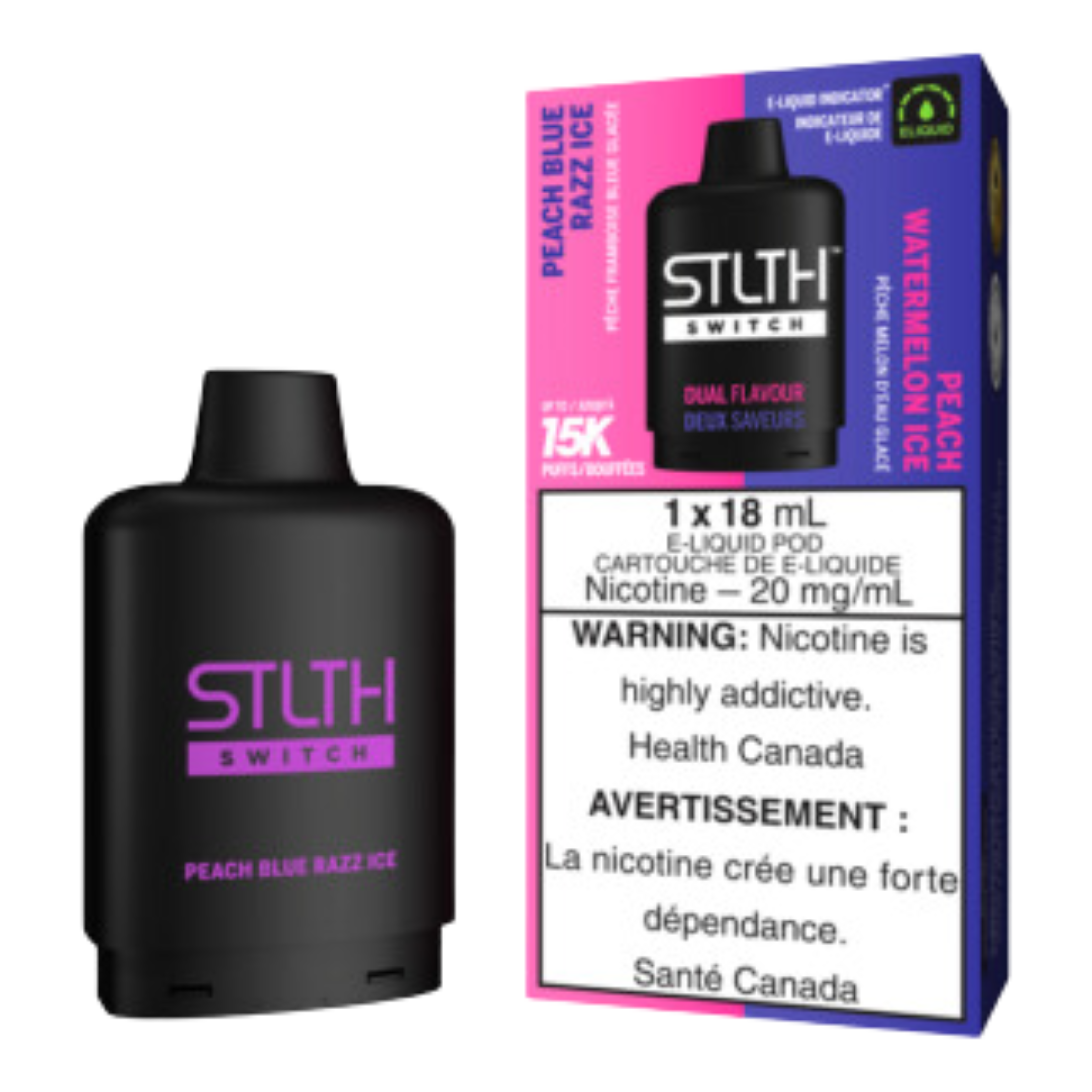 STLTH Switch 15K Dual-Flavour Disposable Vape Pods