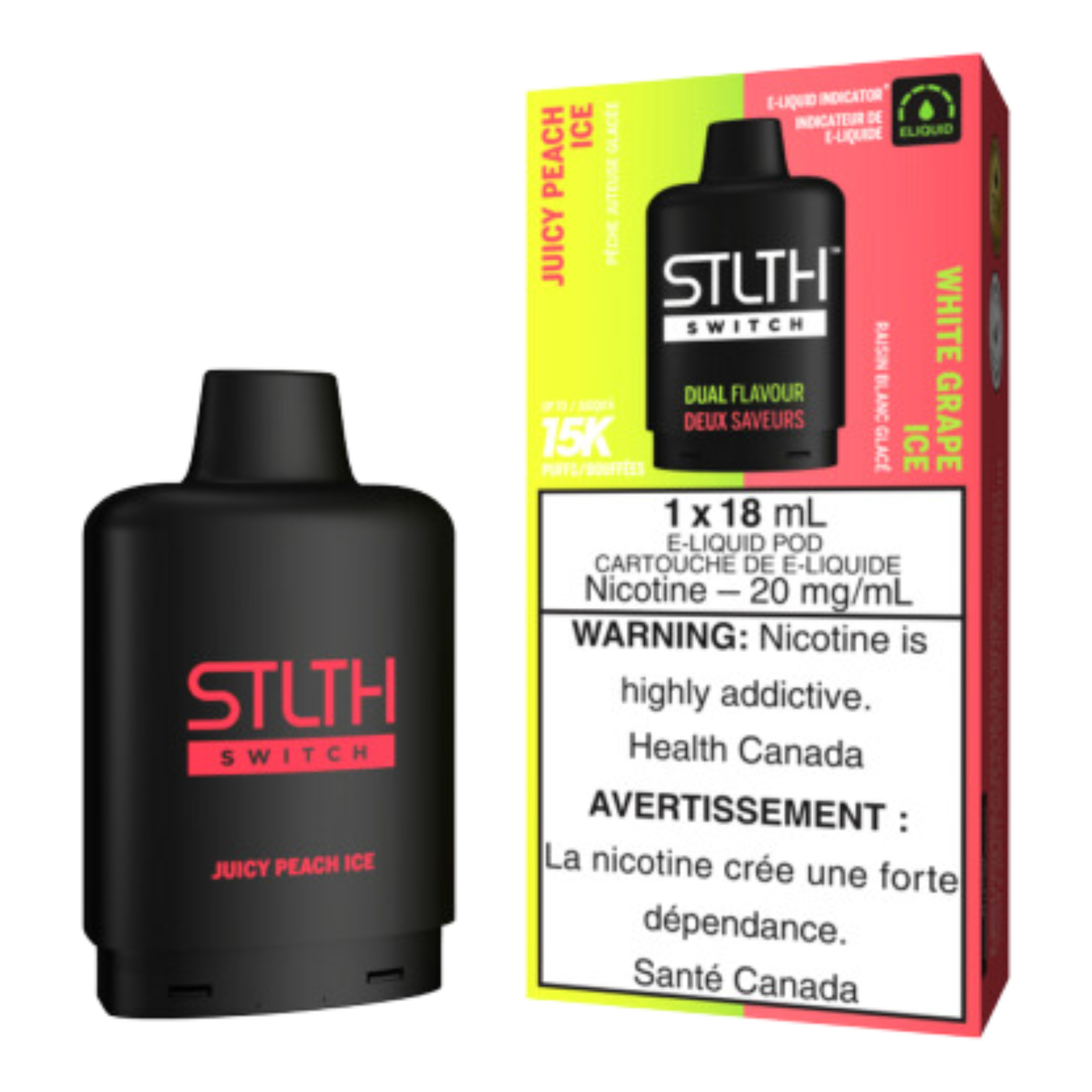 STLTH Switch 15K Dual-Flavour Disposable Vape Pods