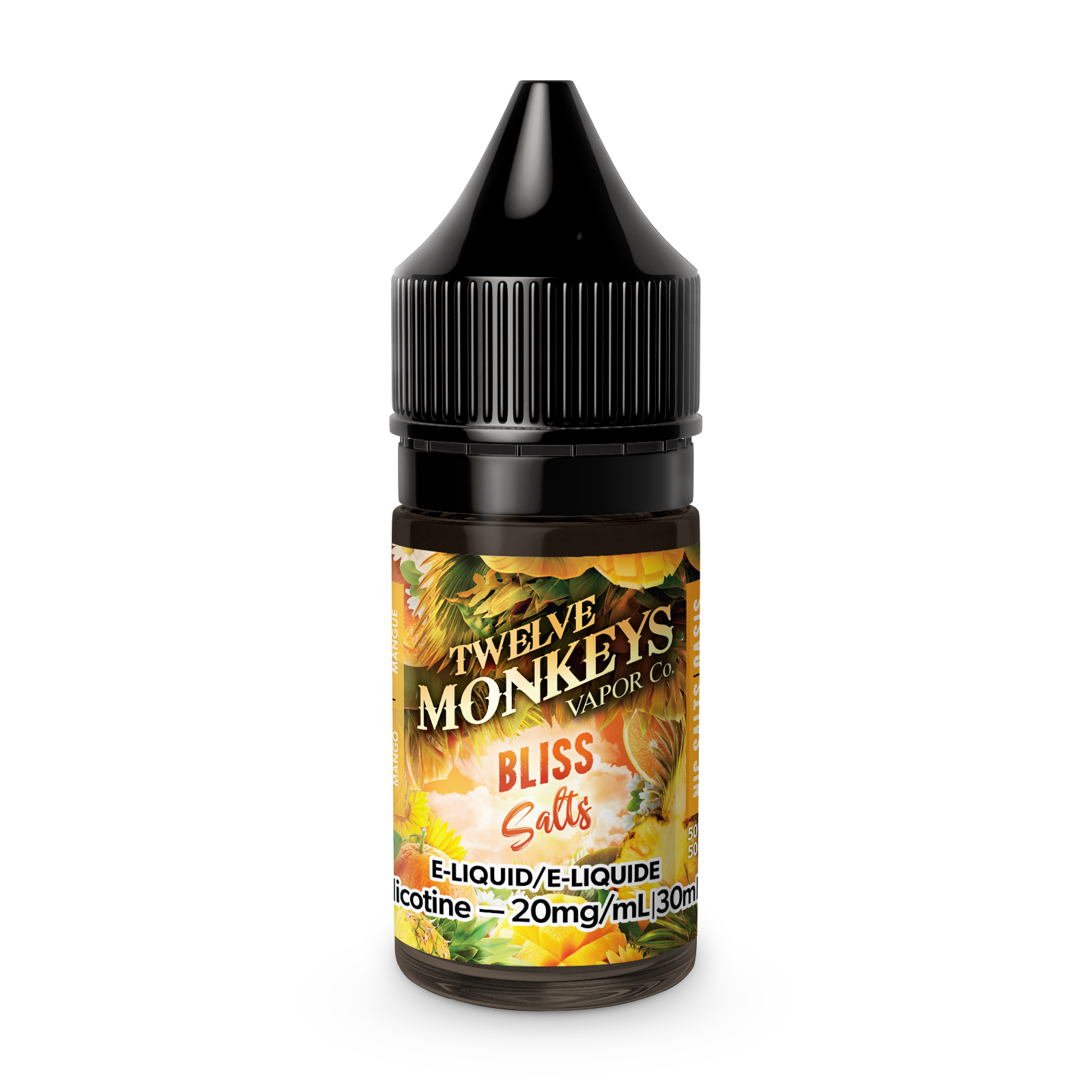 Twelve Monkeys Nic Salts, Vape Juice - 10 or 20mg/mL, 30ml