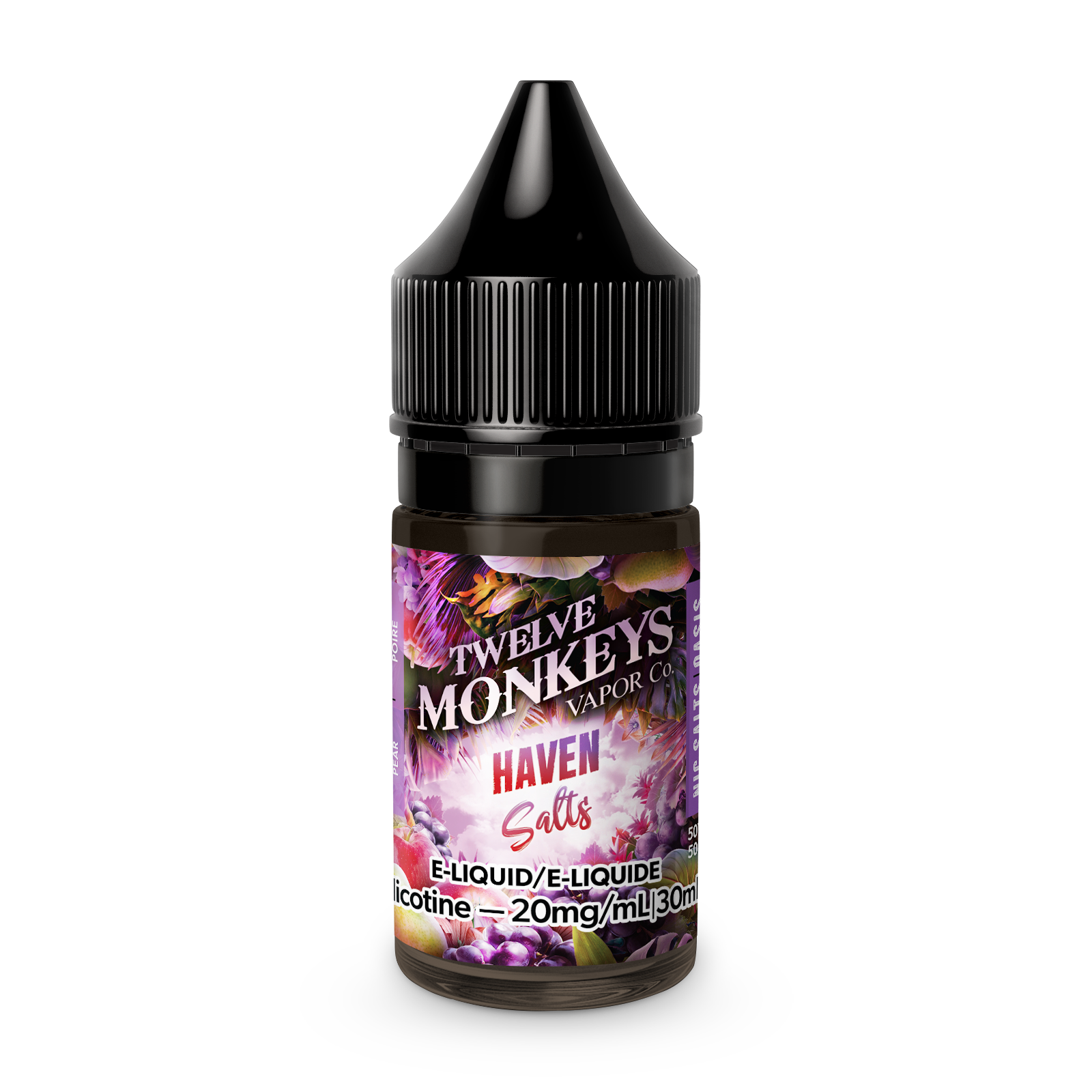 Twelve Monkeys Nic Salts, Vape Juice - 10 or 20mg/mL, 30ml