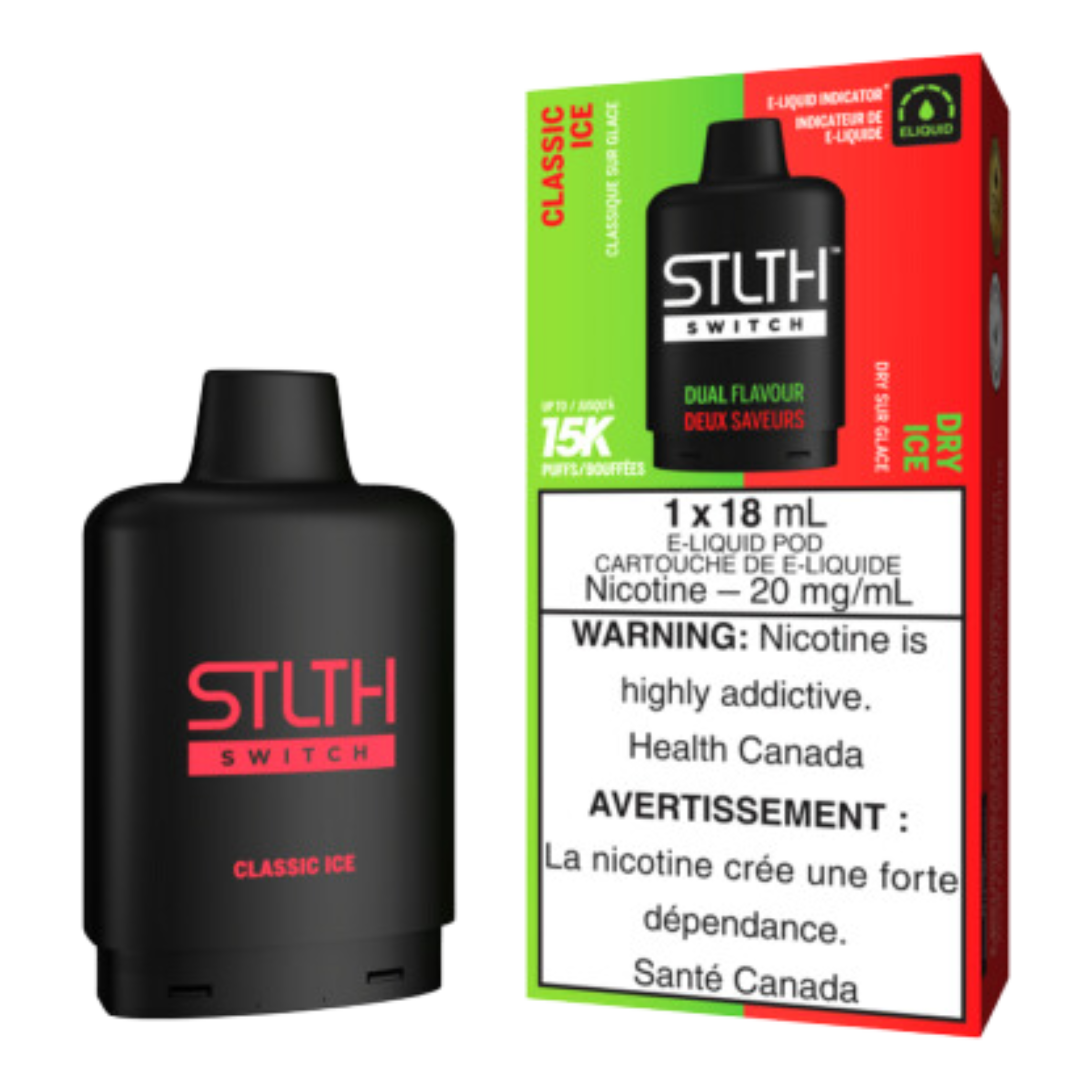 STLTH Switch 15K Dual-Flavour Disposable Vape Pods