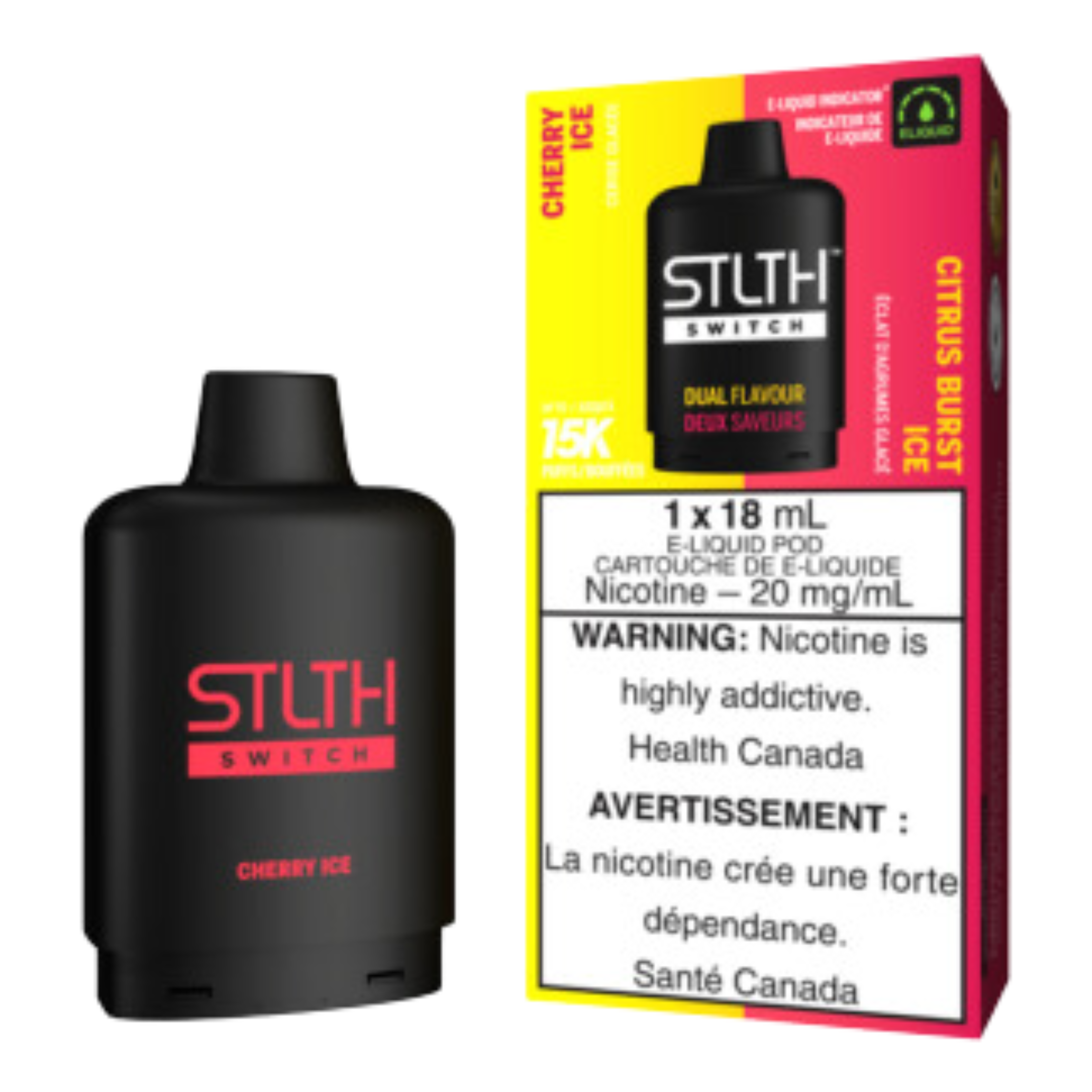 STLTH Switch 15K Dual-Flavour Disposable Vape Pods