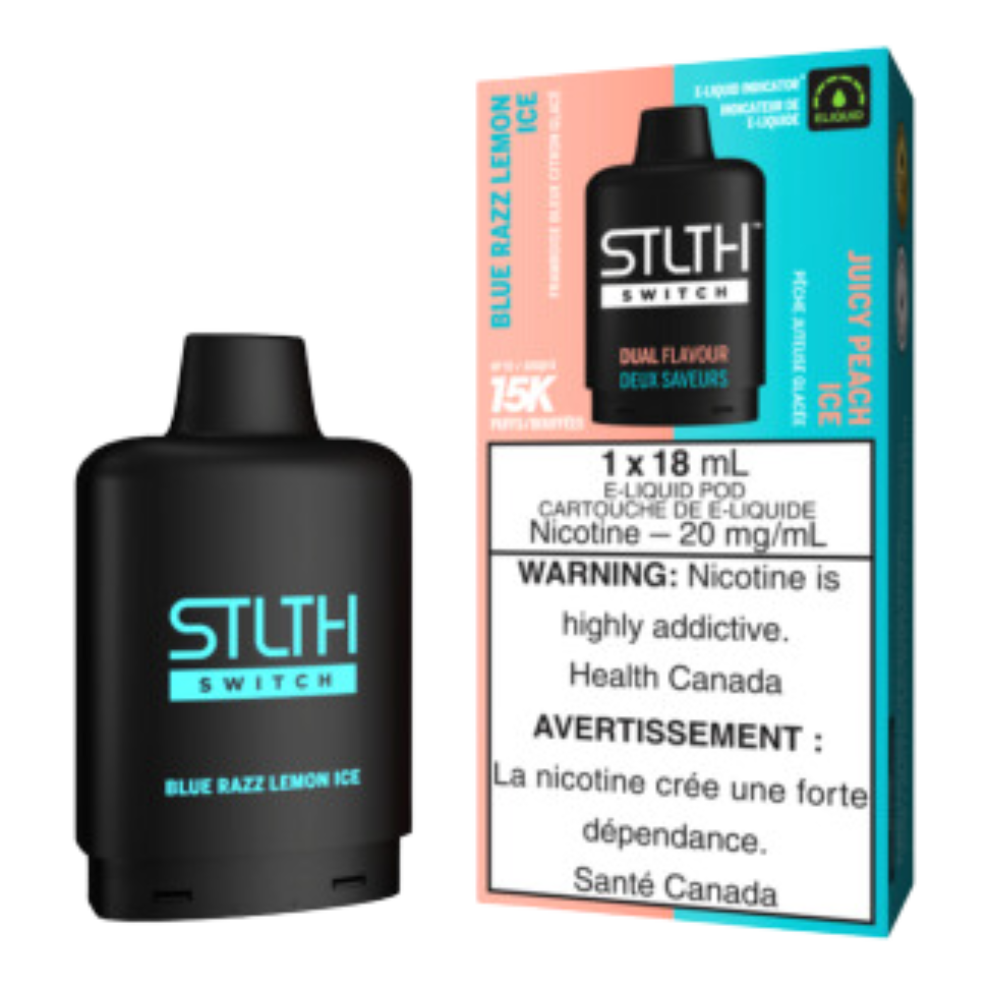 STLTH Switch 15K Dual-Flavour Disposable Vape Pods