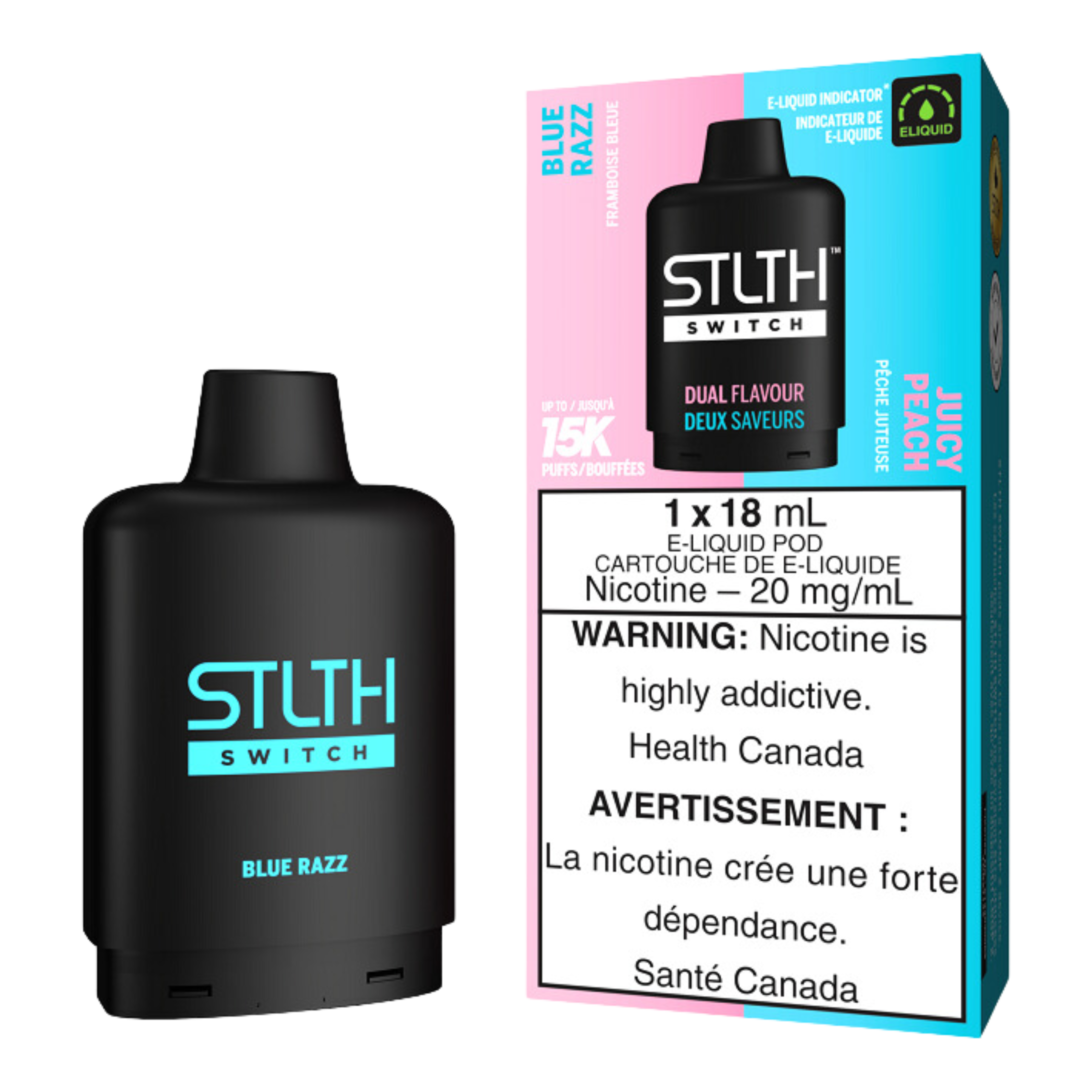 STLTH Switch 15K Dual-Flavour Disposable Vape Pods