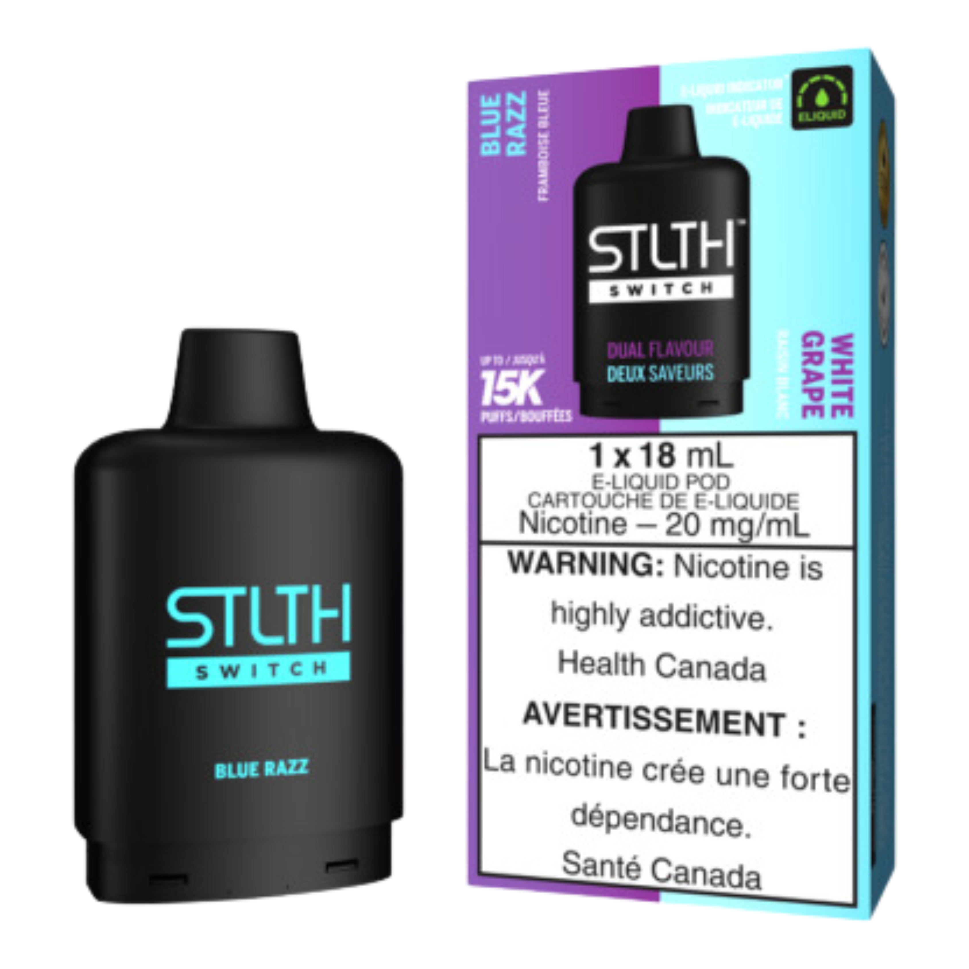 STLTH Switch 15K Dual-Flavour Disposable Vape Pods