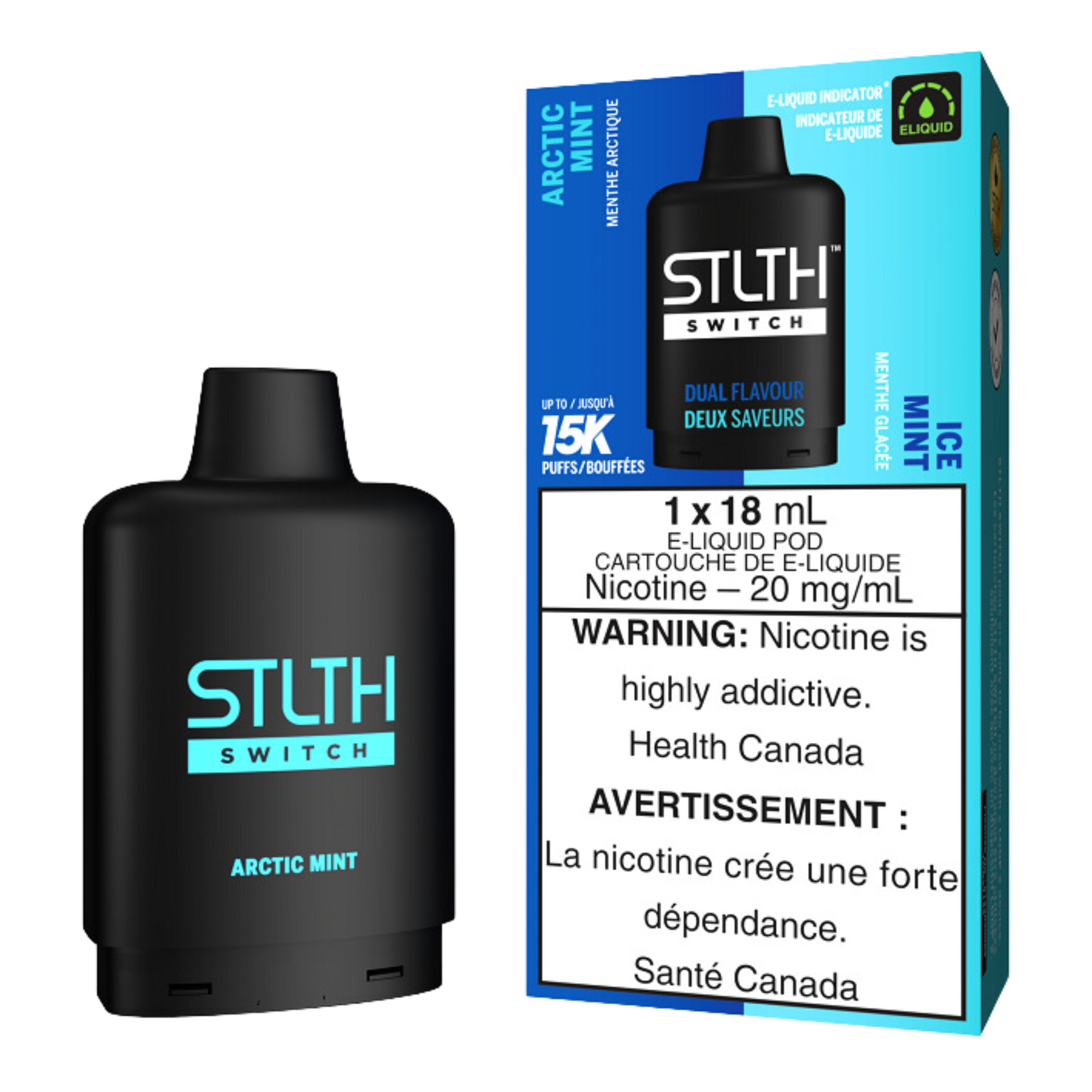 STLTH Switch 15K Dual-Flavour Disposable Vape Pods