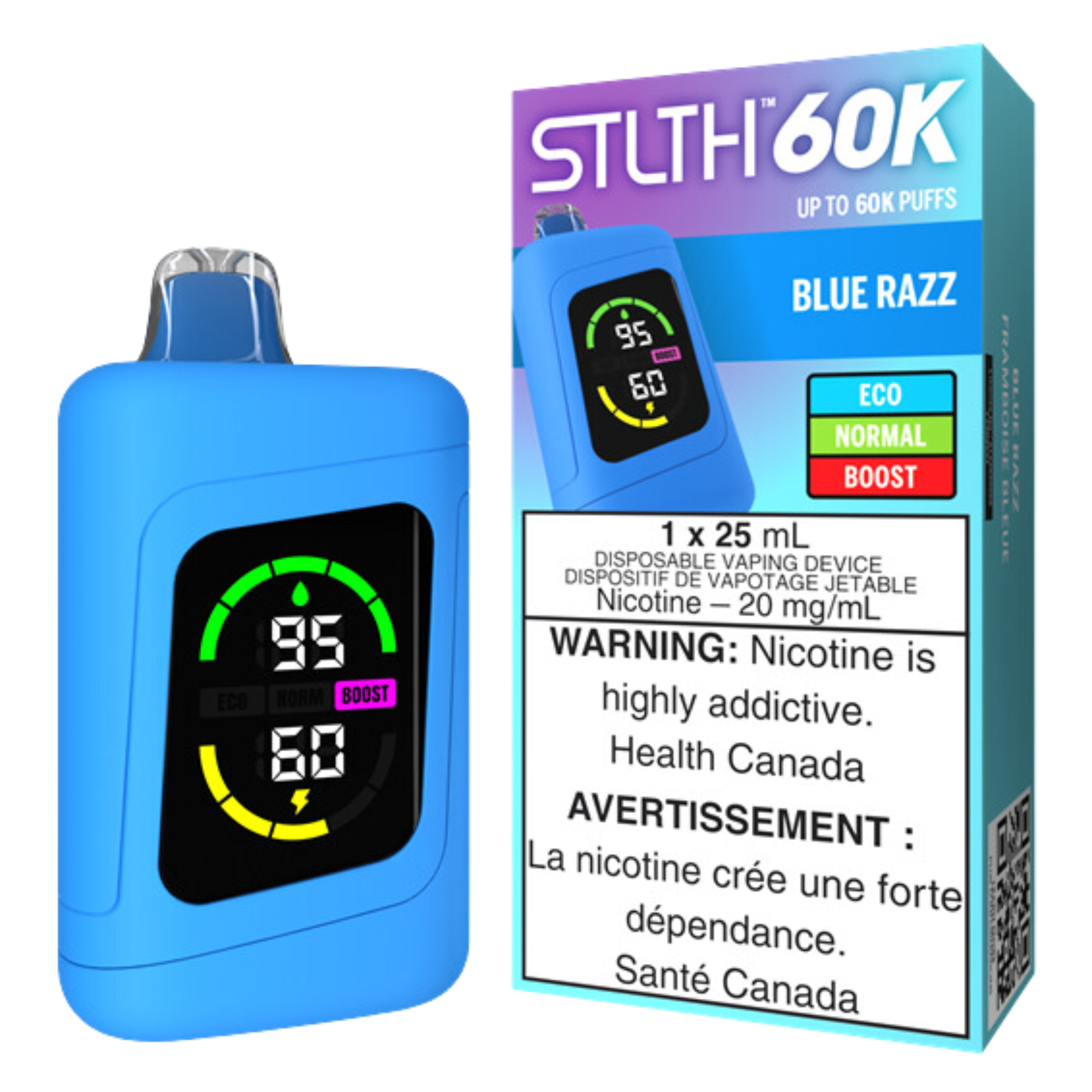 STLTH TITAN 60K Disposable Rechargeable Vape, 20mg/mL