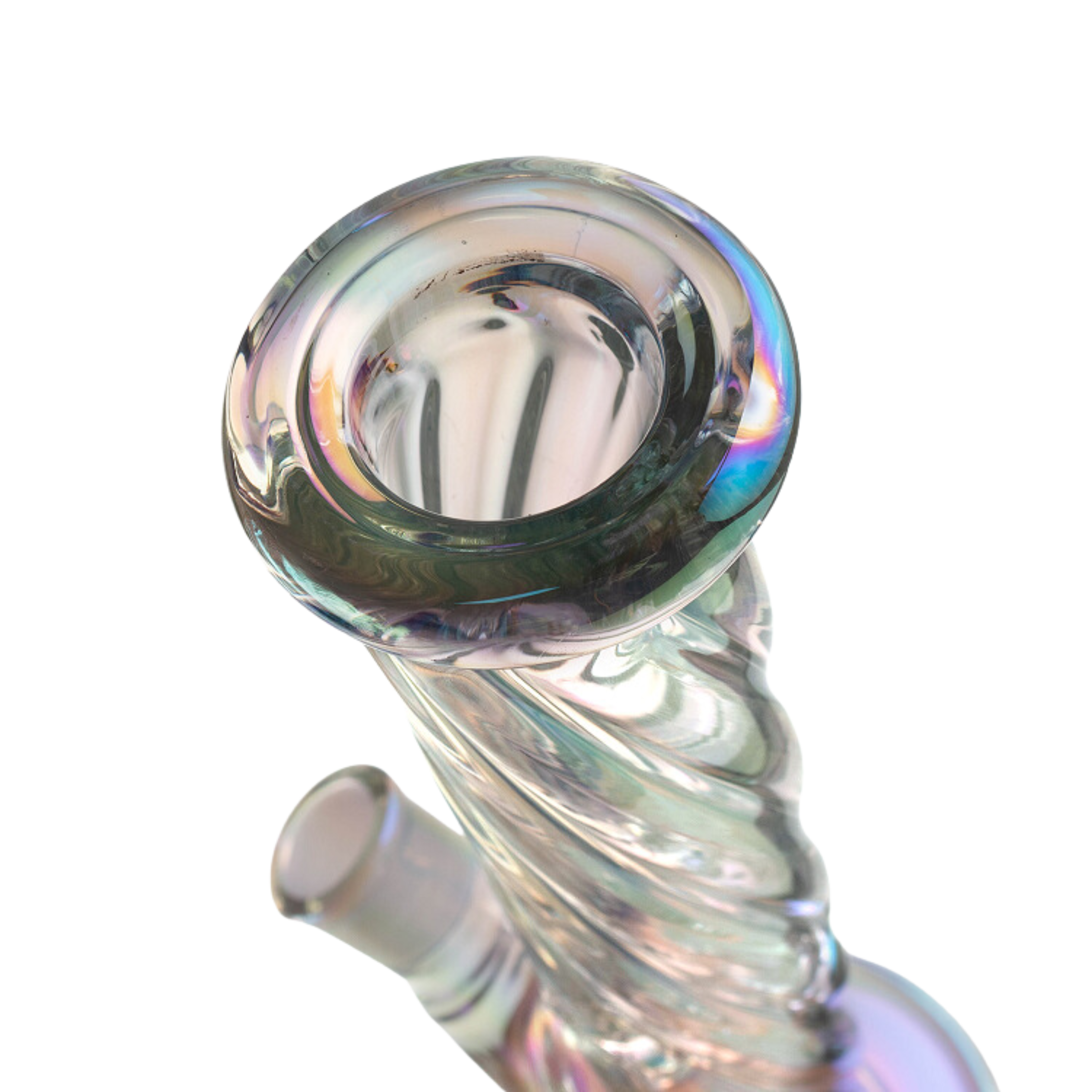 Twisted 12” Straight Bong with Stem and Bowl