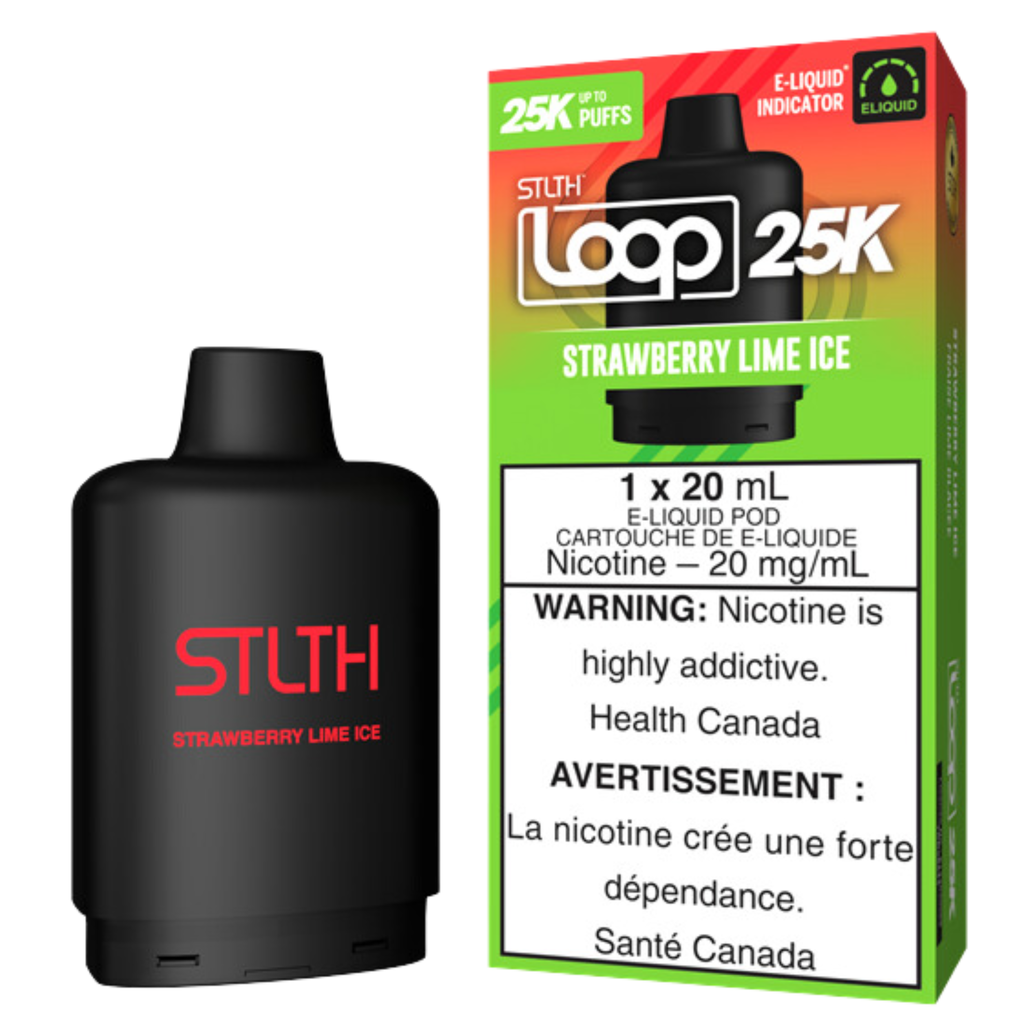 STLTH Loop 25K Disposable Vape Pods, 20 mg/mL