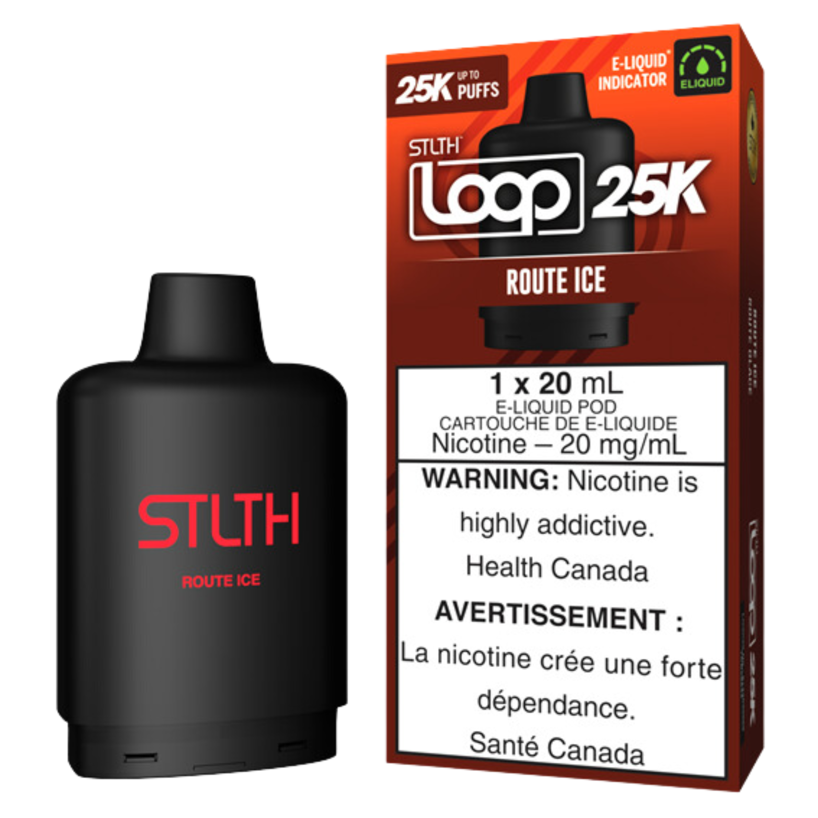 STLTH Loop 25K Disposable Vape Pods, 20 mg/mL