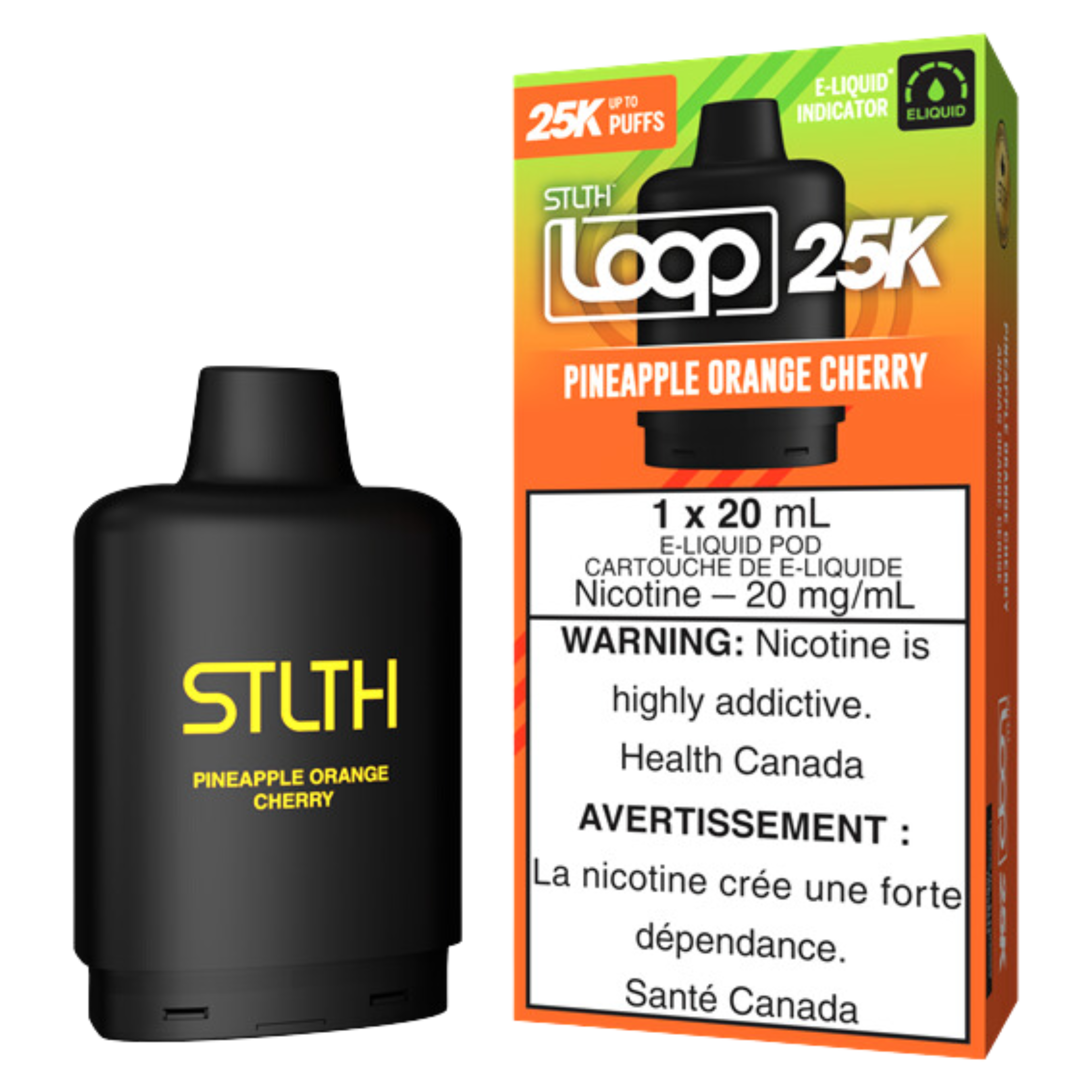 STLTH Loop 25K Disposable Vape Pods, 20 mg/mL