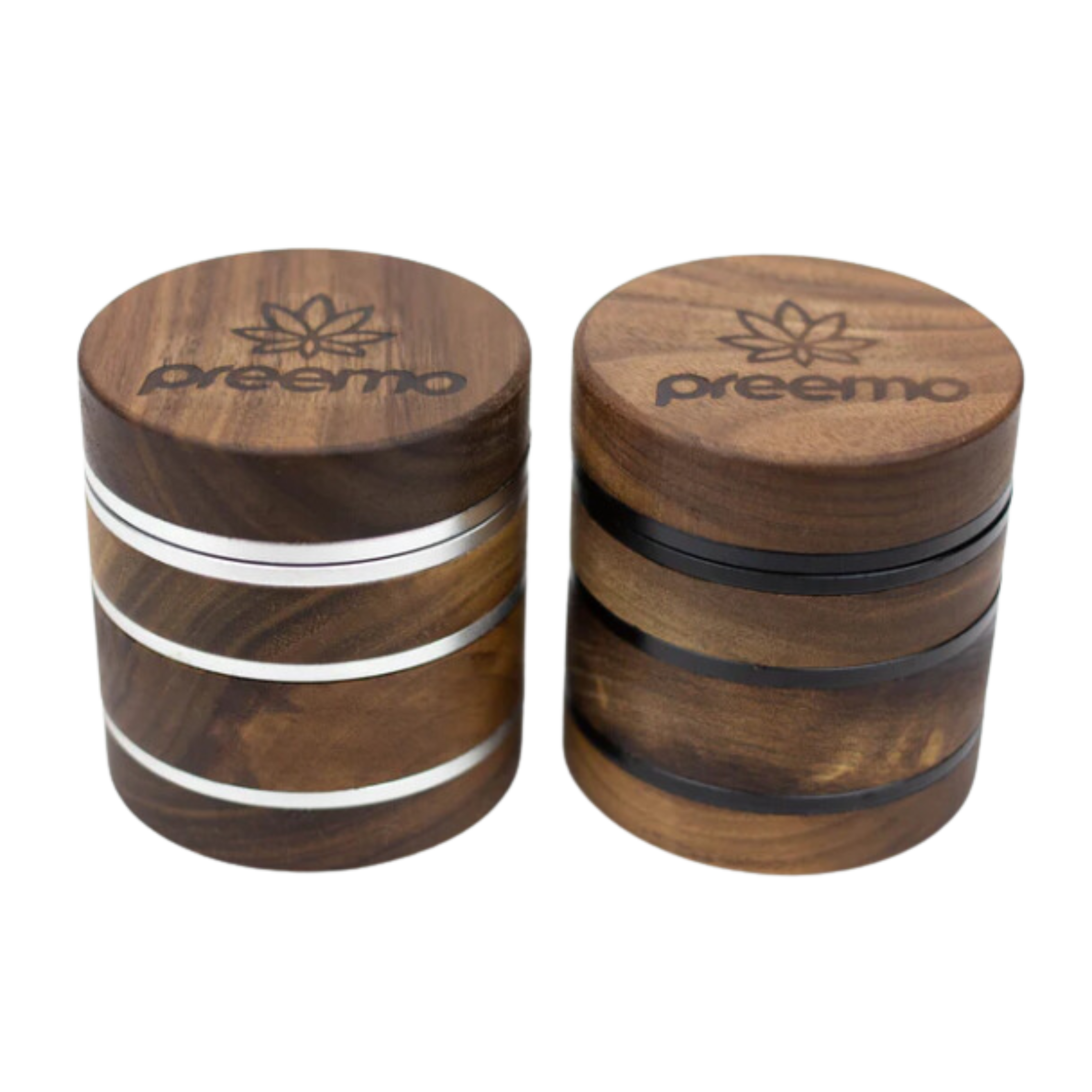 O PREEMO 2.5-Inch 4-Piece Wooden Grinder