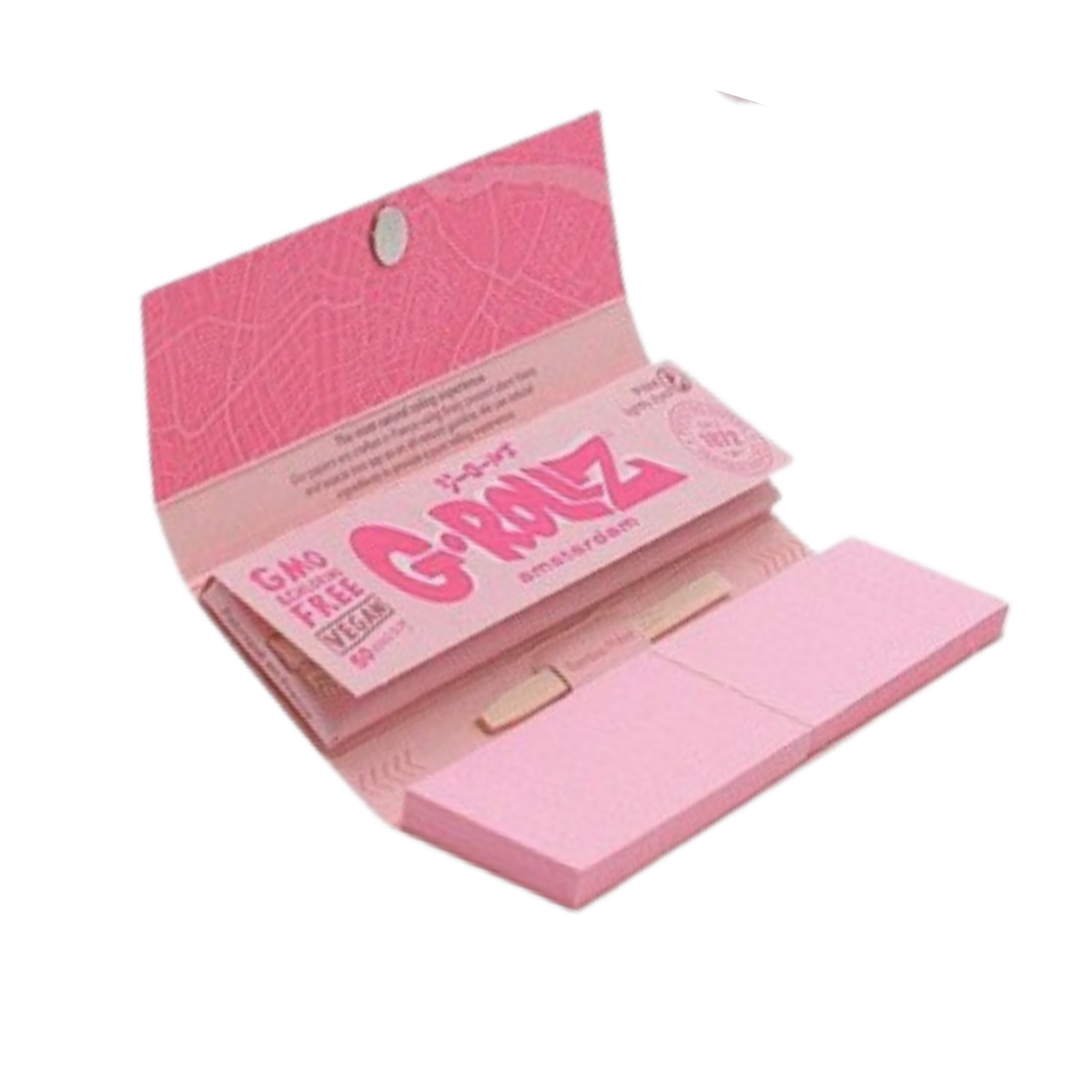 G-ROLLZ 'Mushroom Lady' Pink 1¼ Rolling Papers + Tips