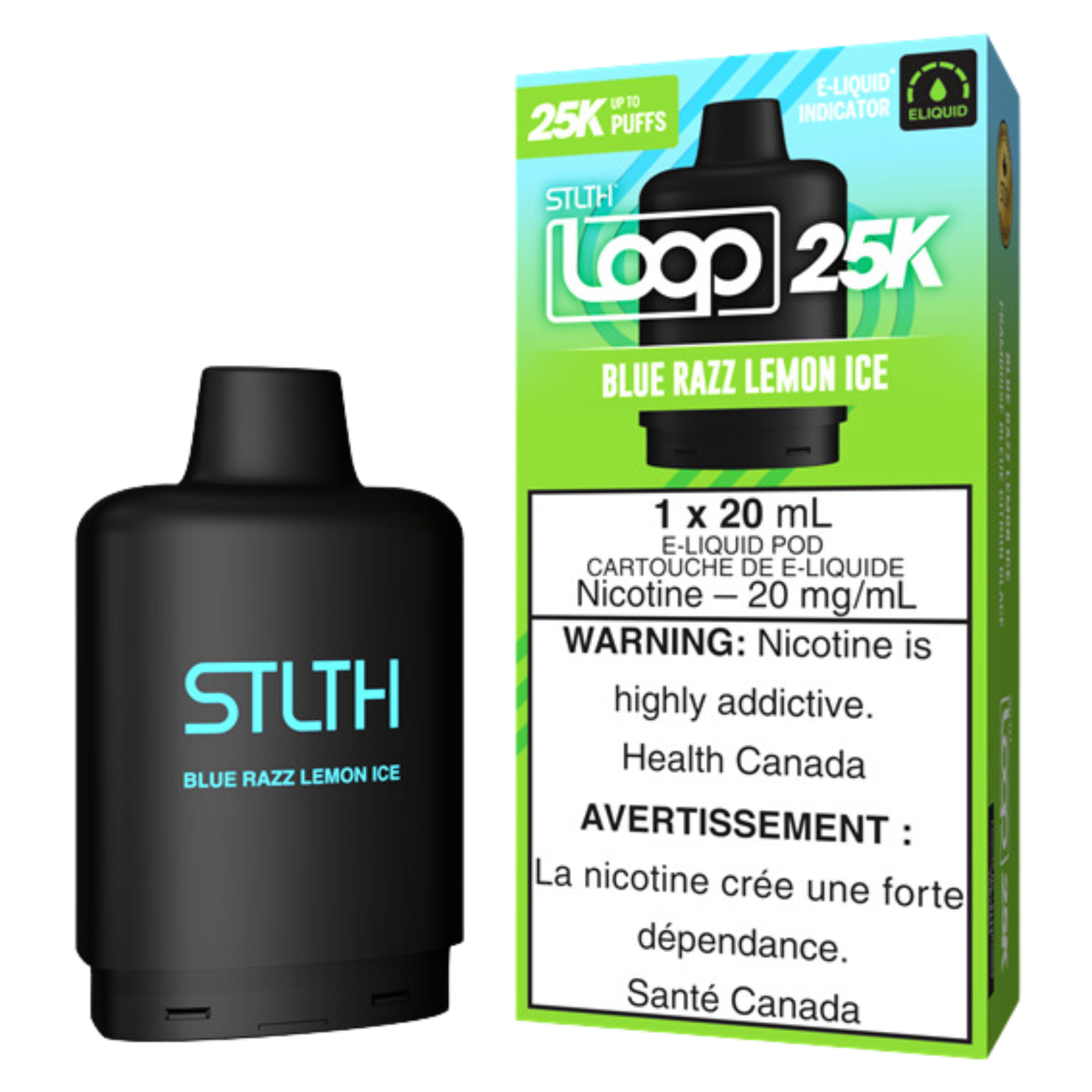 STLTH Loop 25K Disposable Vape Pods, 20 mg/mL