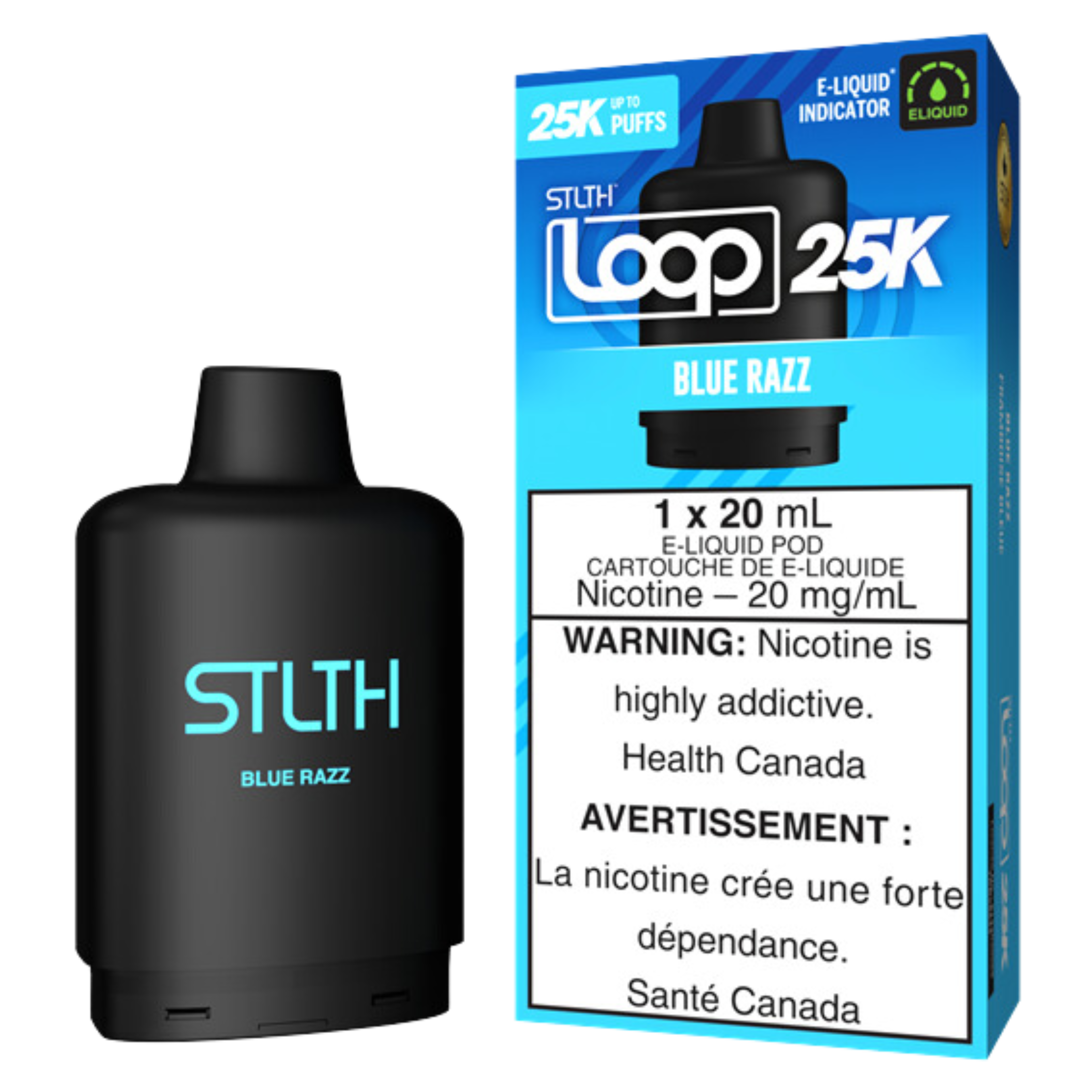 STLTH Loop 25K Disposable Vape Pods, 20 mg/mL