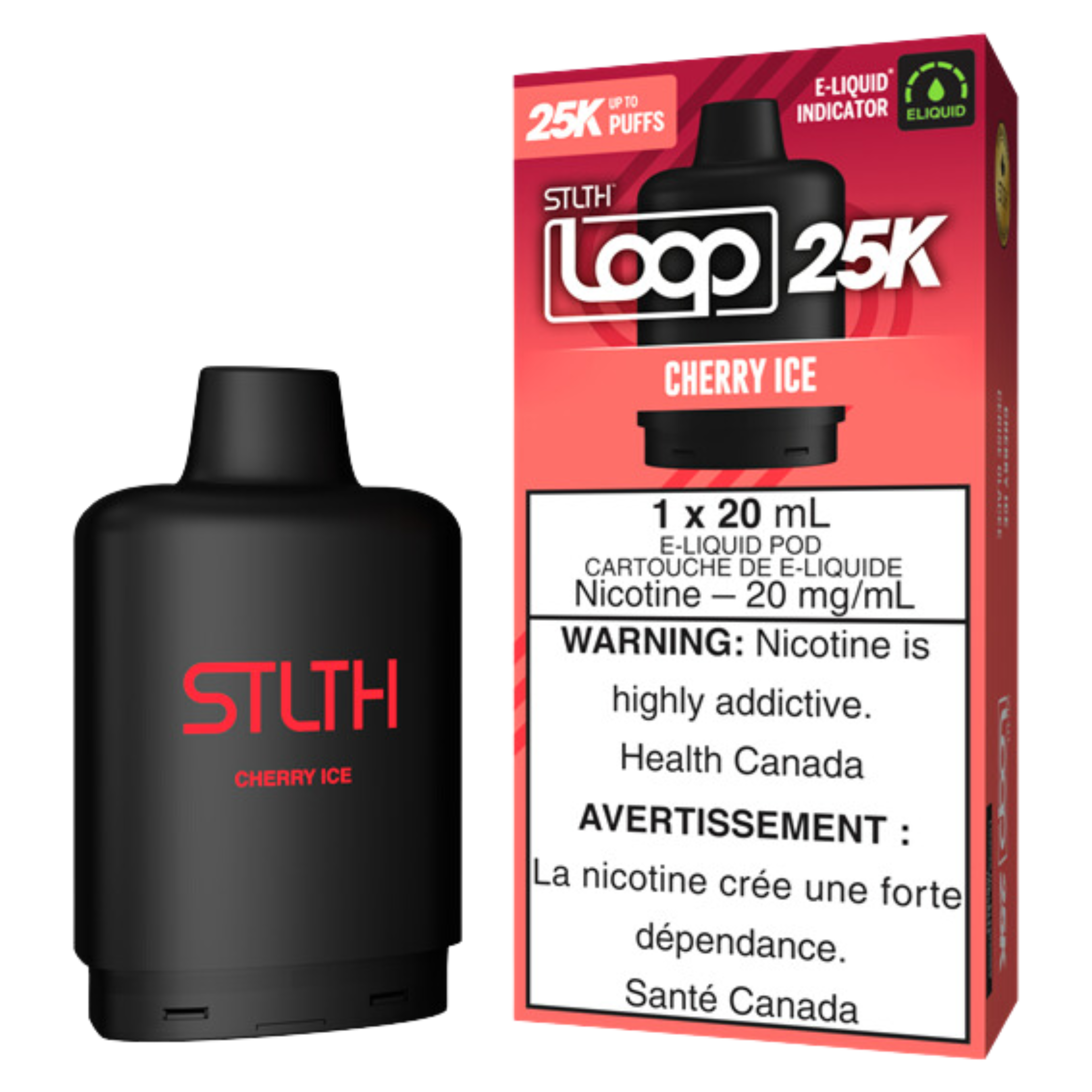 STLTH Loop 25K Disposable Vape Pods, 20 mg/mL