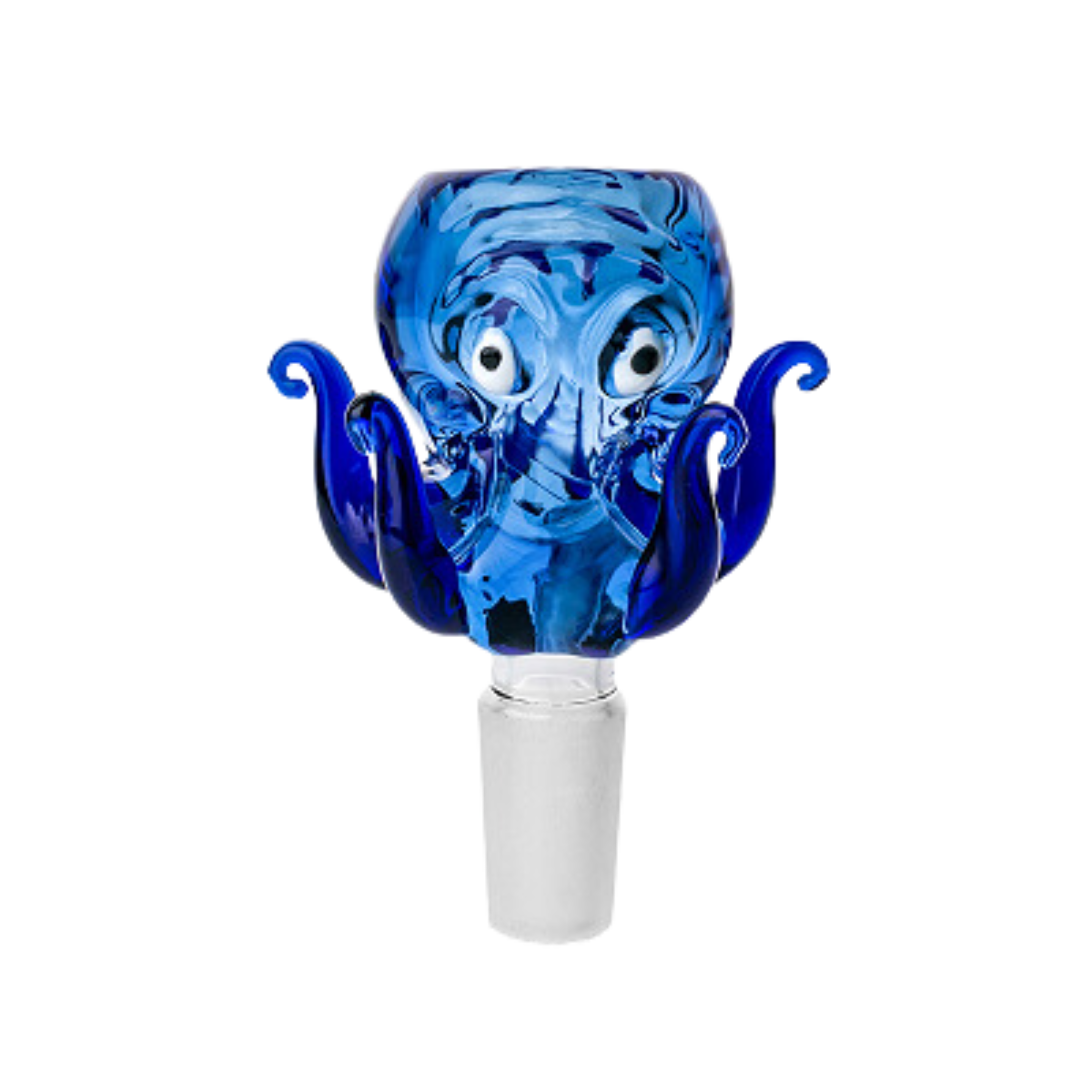 Octopus Glass Bowl, Blue, 14mm