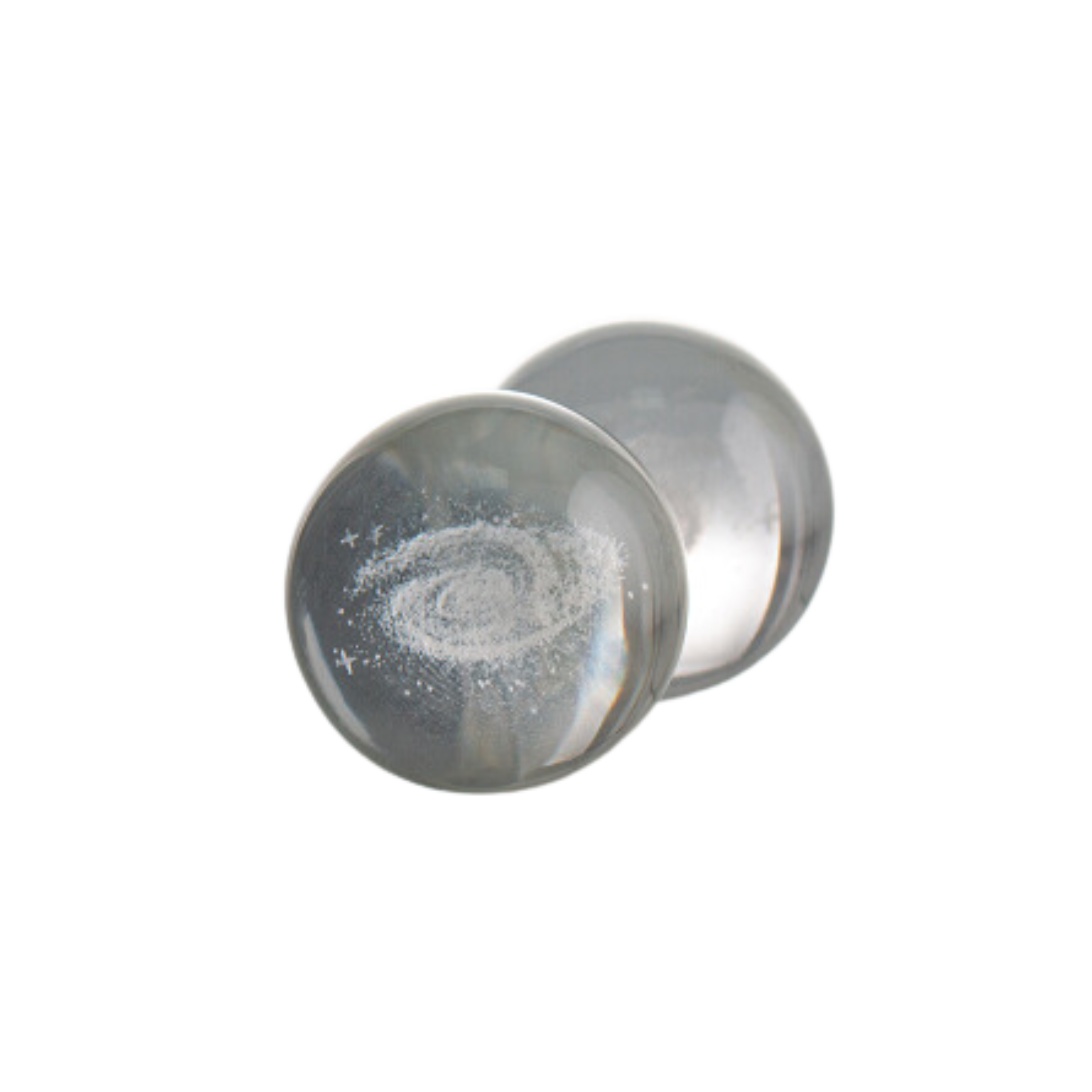 Galaxy Glass Ball Carb Cap, Clear