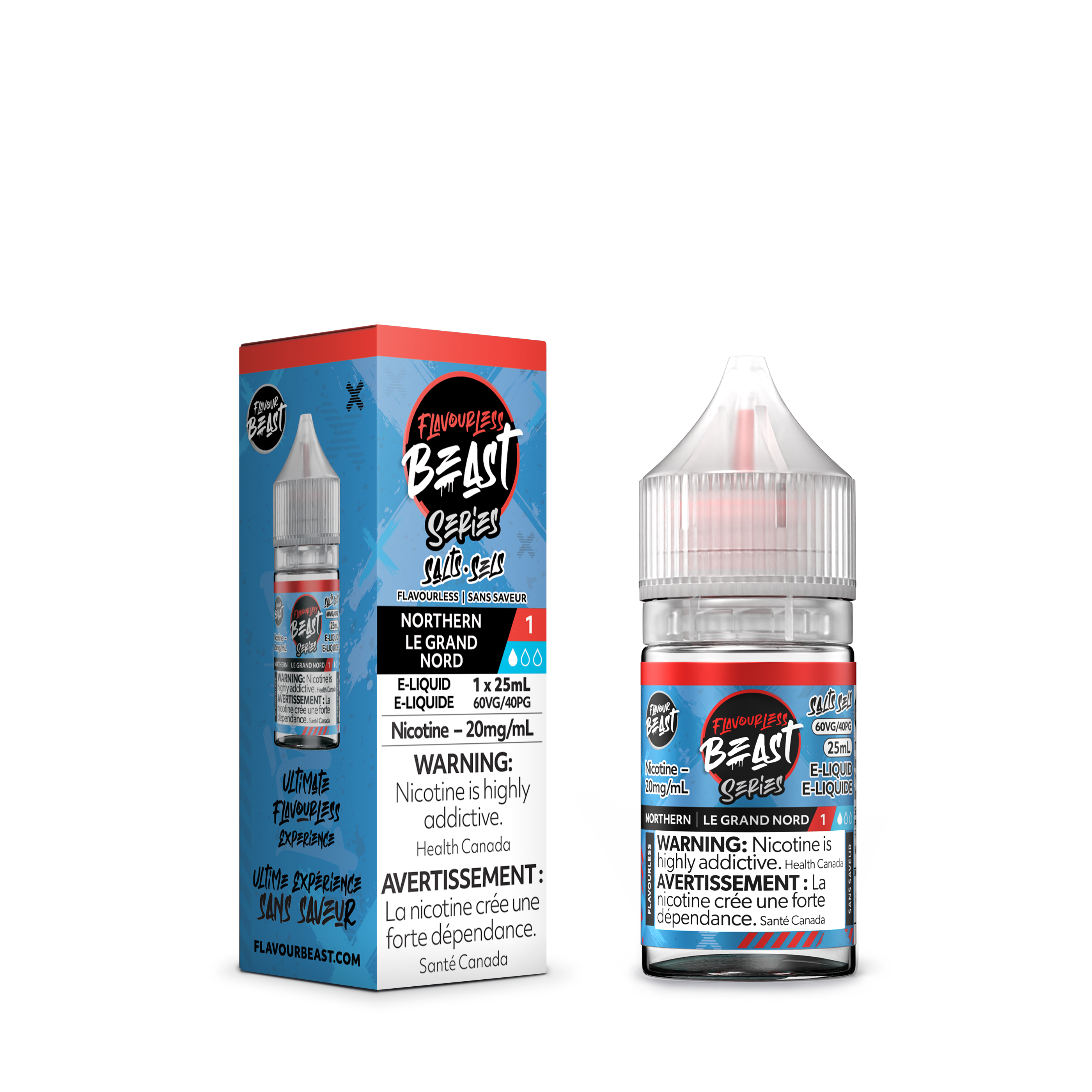 Flavourless Beast E-Liquid, 30mL Salt, 20mg/mL