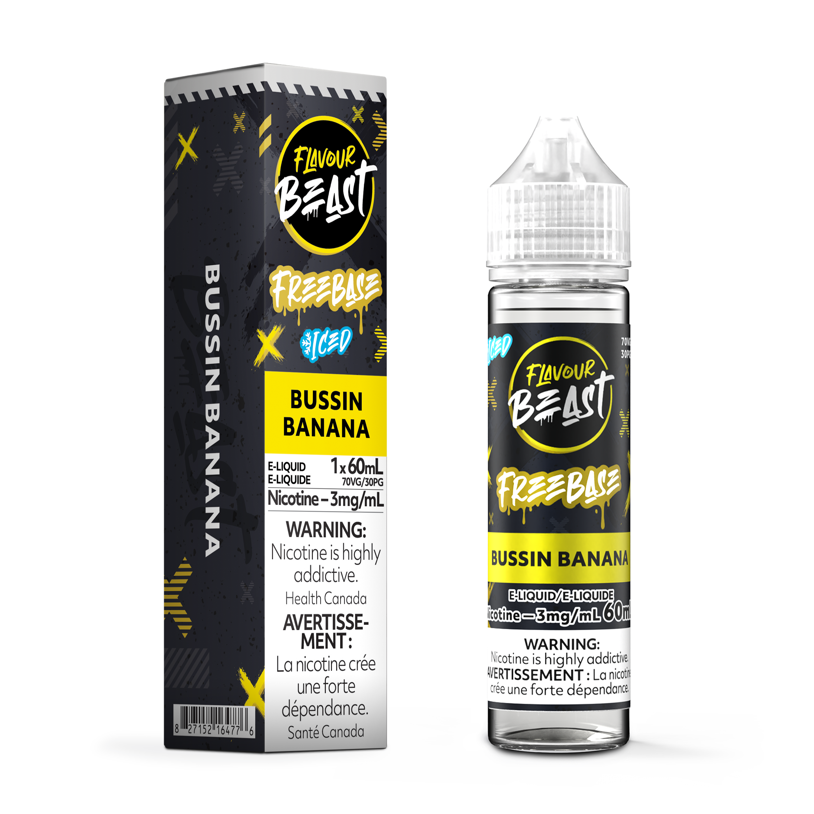 Flavour Beast Freebase E-Liquid, 3mg/mL, 60mL