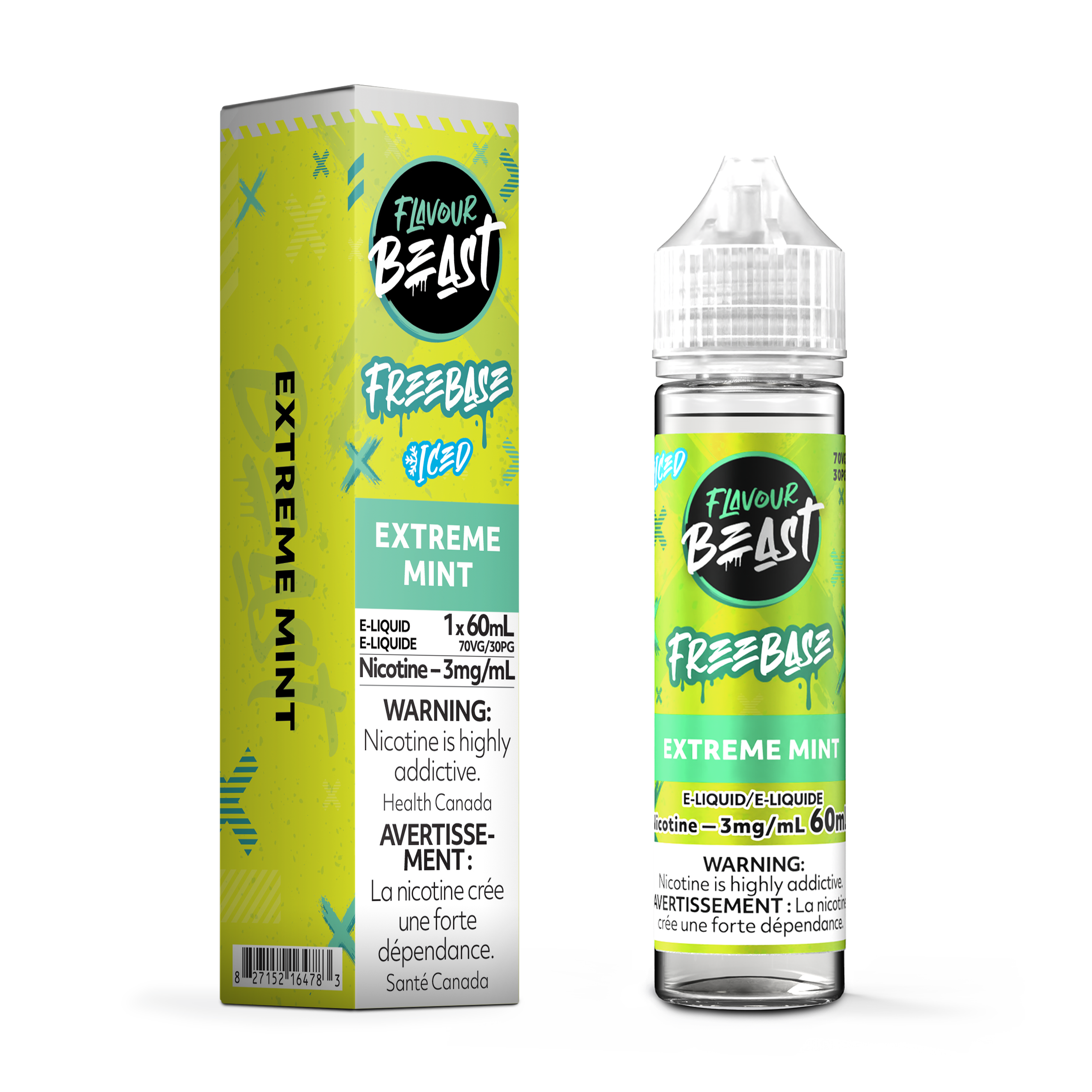 Flavour Beast Freebase E-Liquid, 3mg/mL, 60mL