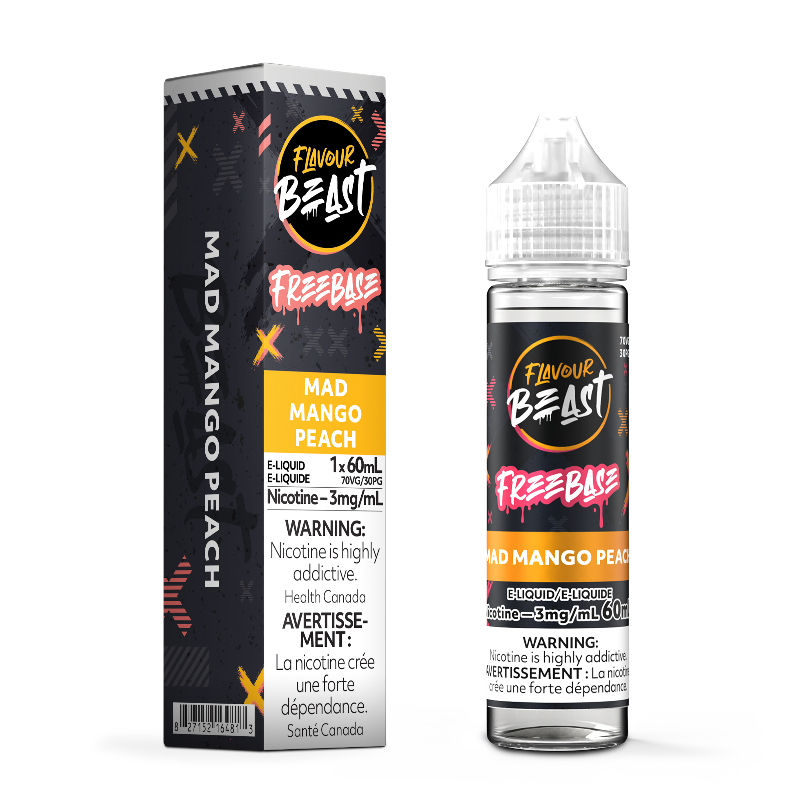 Flavour Beast Freebase E-Liquid, 3mg/mL, 60mL