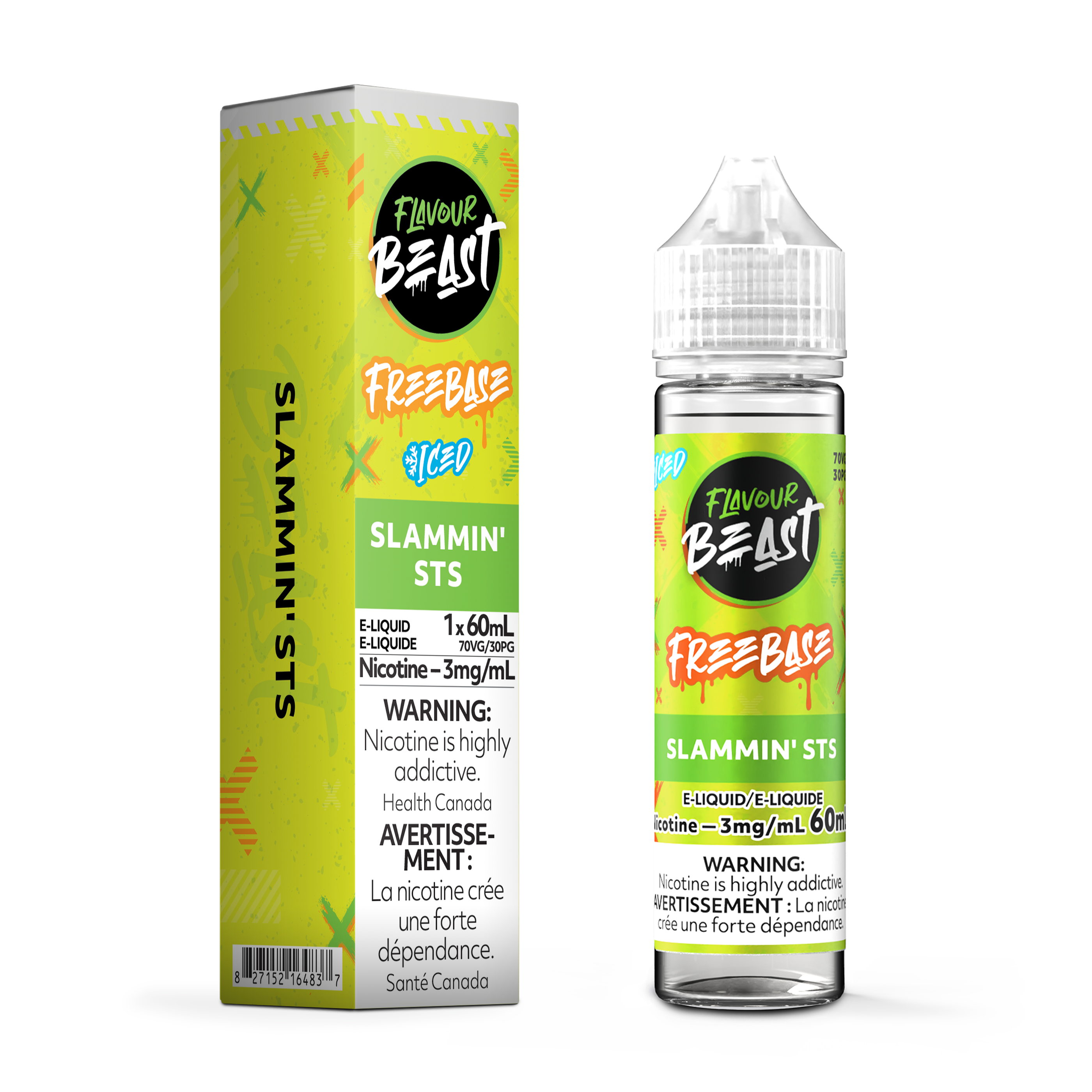 Flavour Beast Freebase E-Liquid, 3mg/mL, 60mL