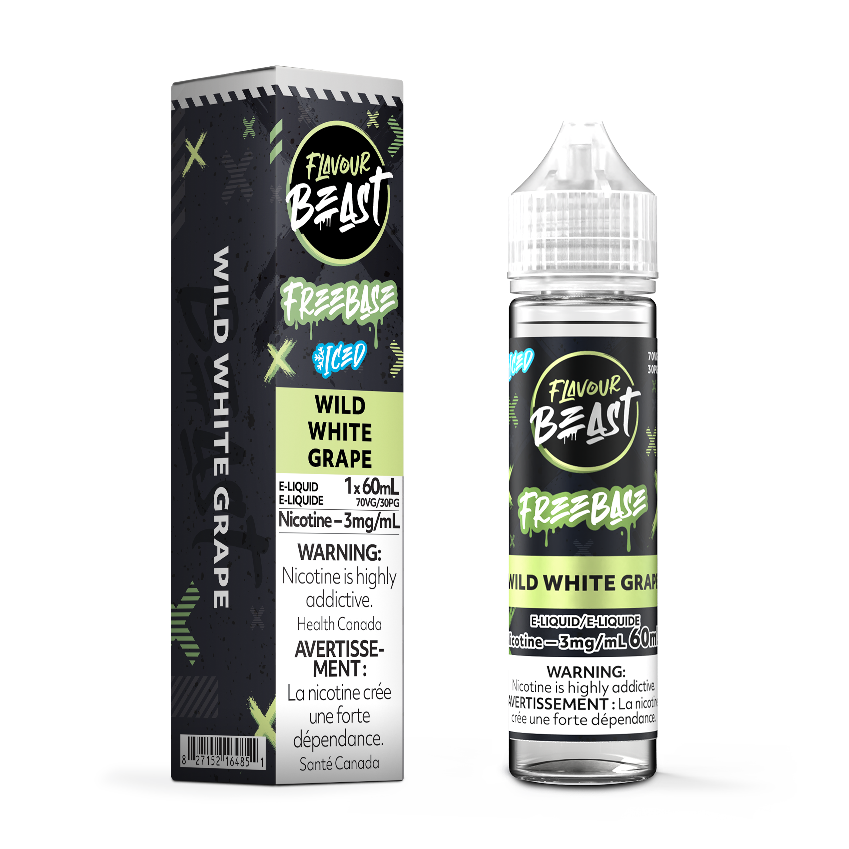 Flavour Beast Freebase E-Liquid, 3mg/mL, 60mL