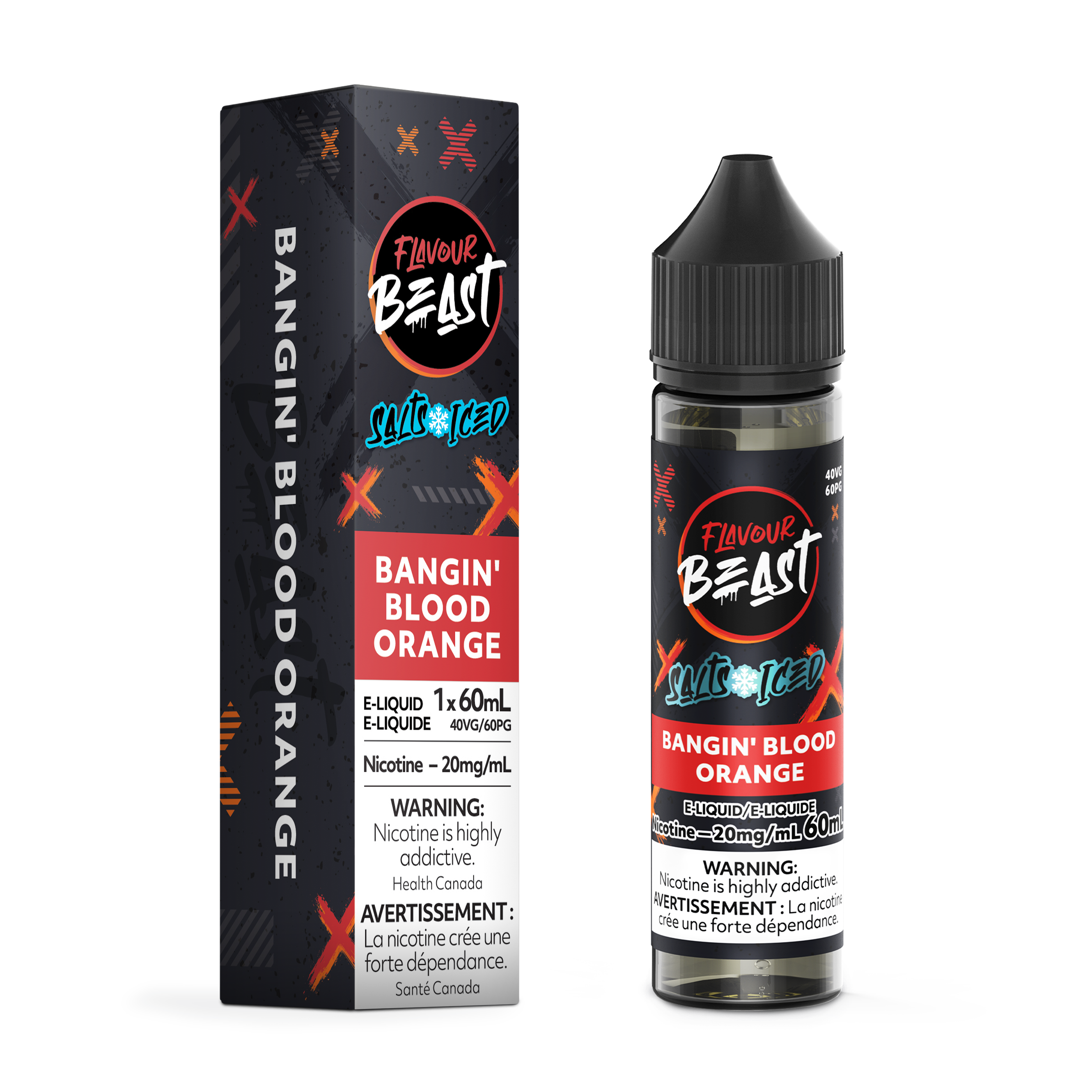 Flavour Beast E-Liquid, 60mL Salt, 20mg/mL