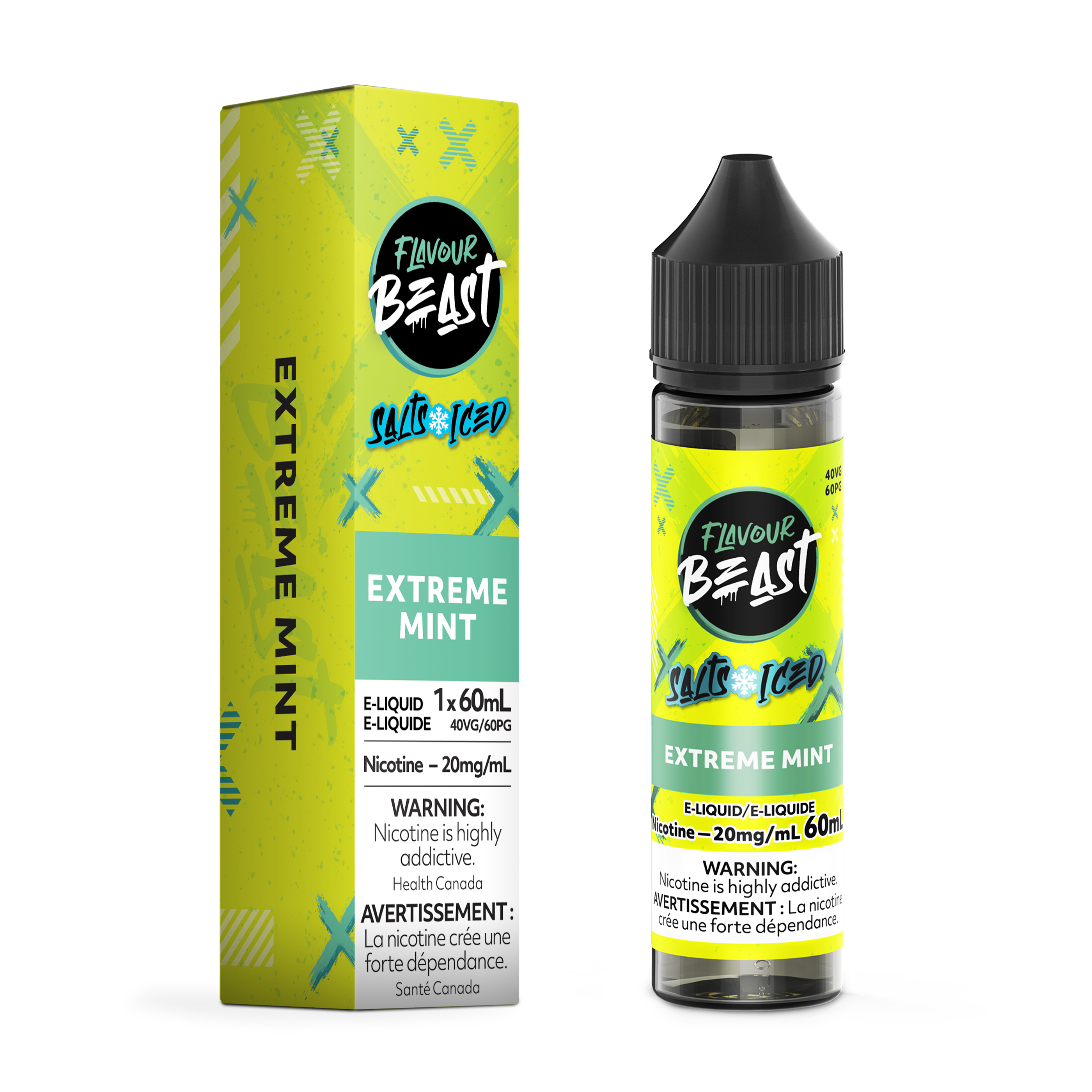 Flavour Beast E-Liquid, 60mL Salt, 20mg/mL