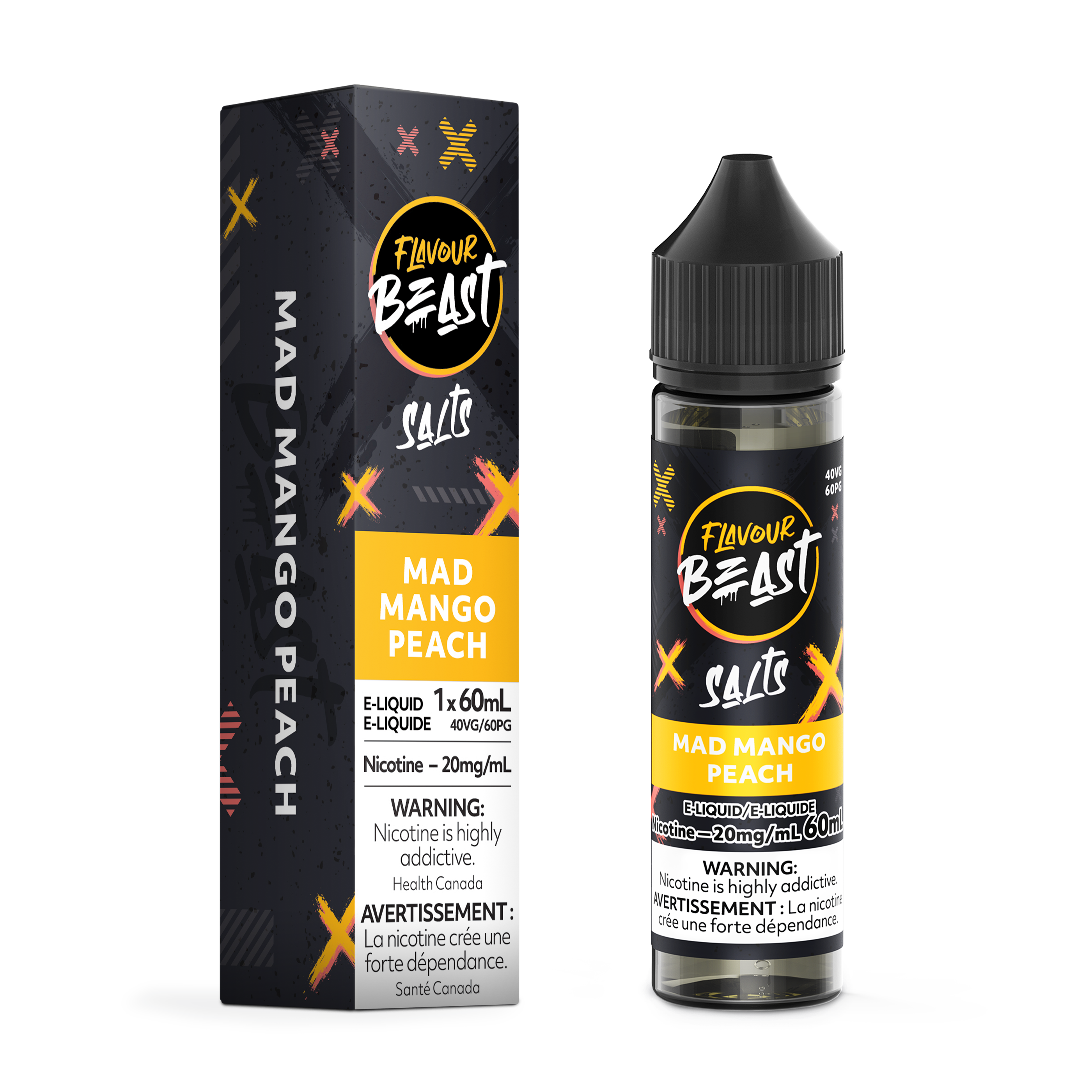 Flavour Beast E-Liquid, 60mL Salt, 20mg/mL