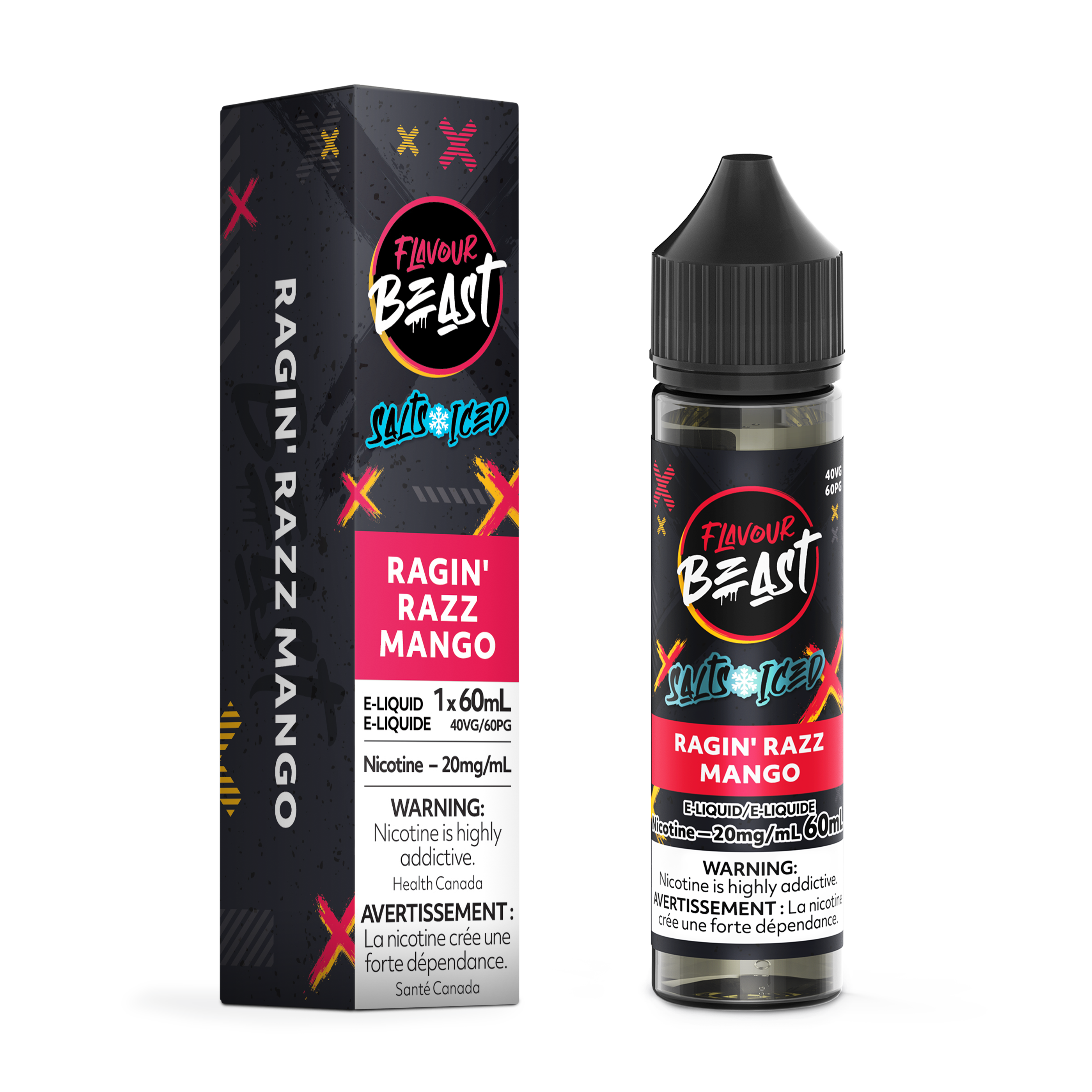 Flavour Beast E-Liquid, 60mL Salt, 20mg/mL