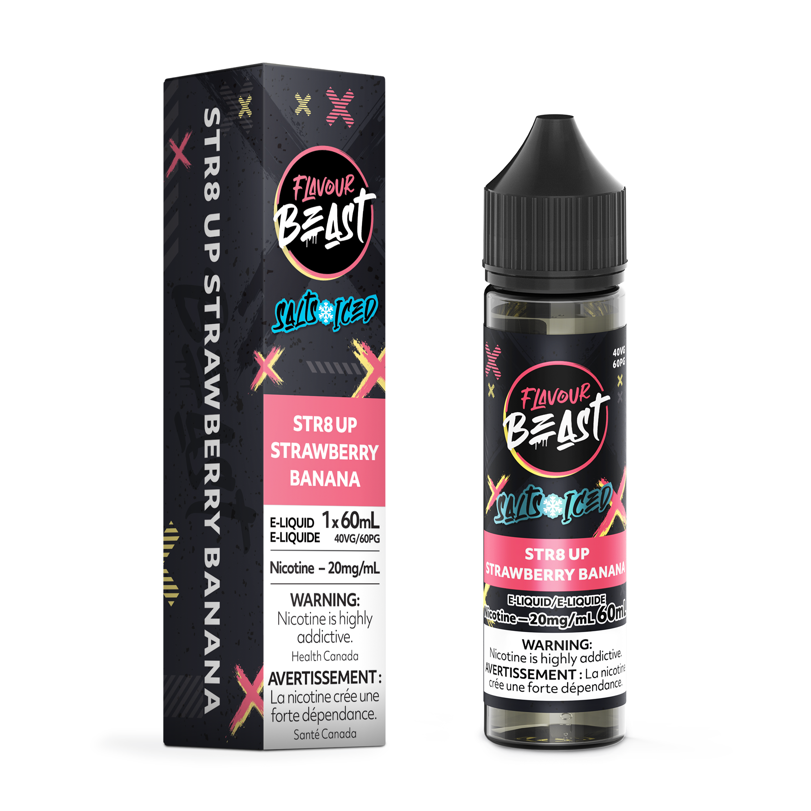 Flavour Beast E-Liquid, 60mL Salt, 20mg/mL