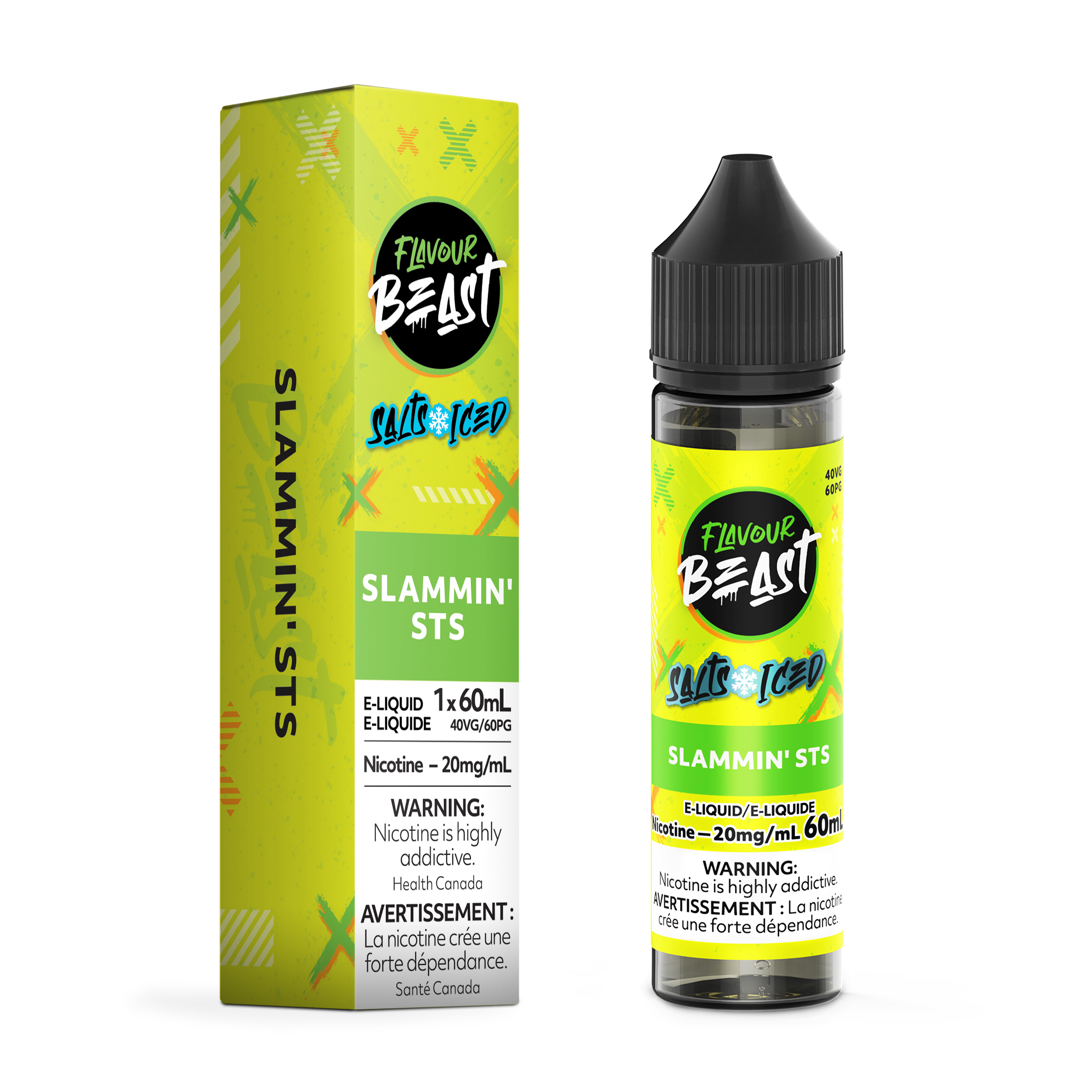 Flavour Beast E-Liquid, 60mL Salt, 20mg/mL