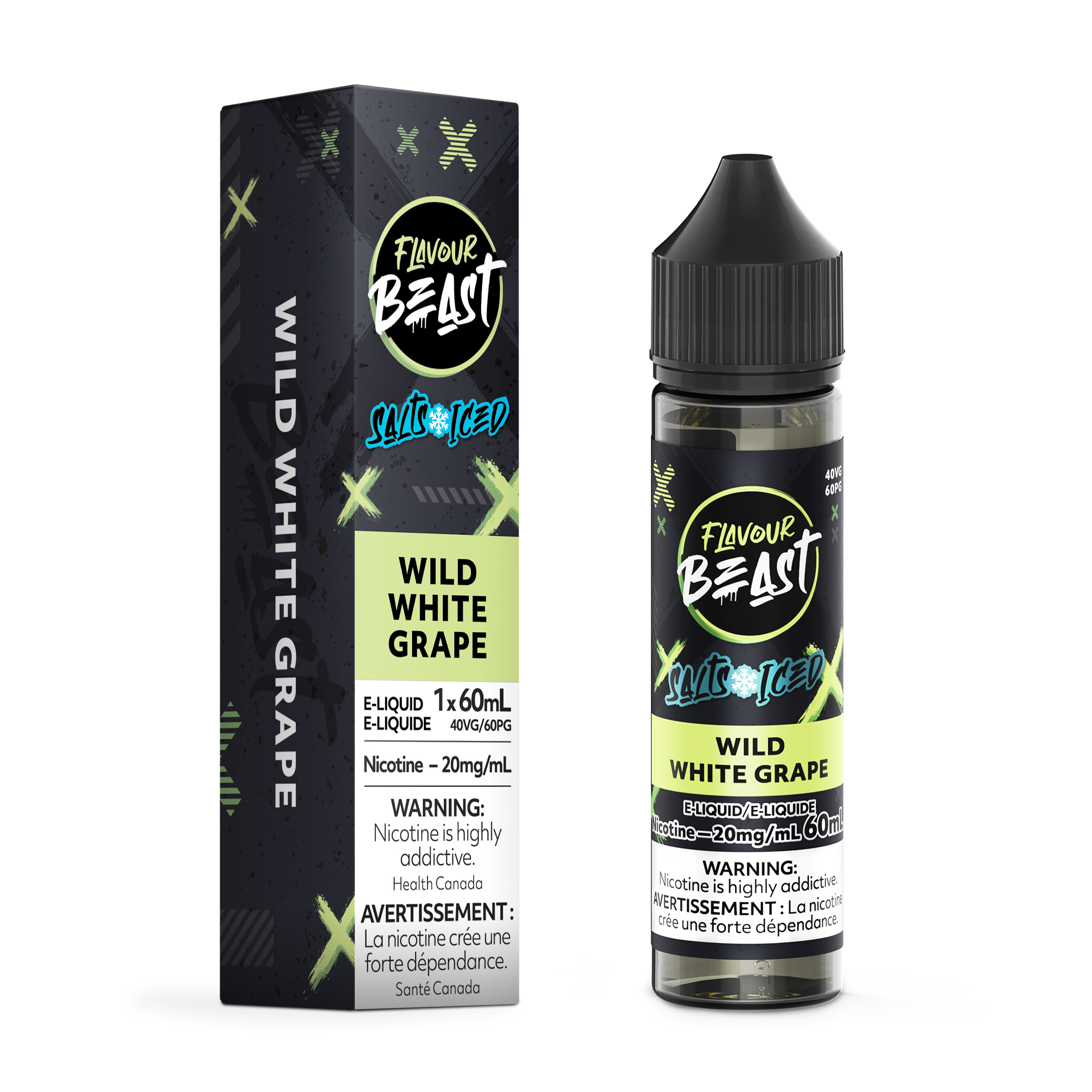 Flavour Beast E-Liquid, 60mL Salt, 20mg/mL