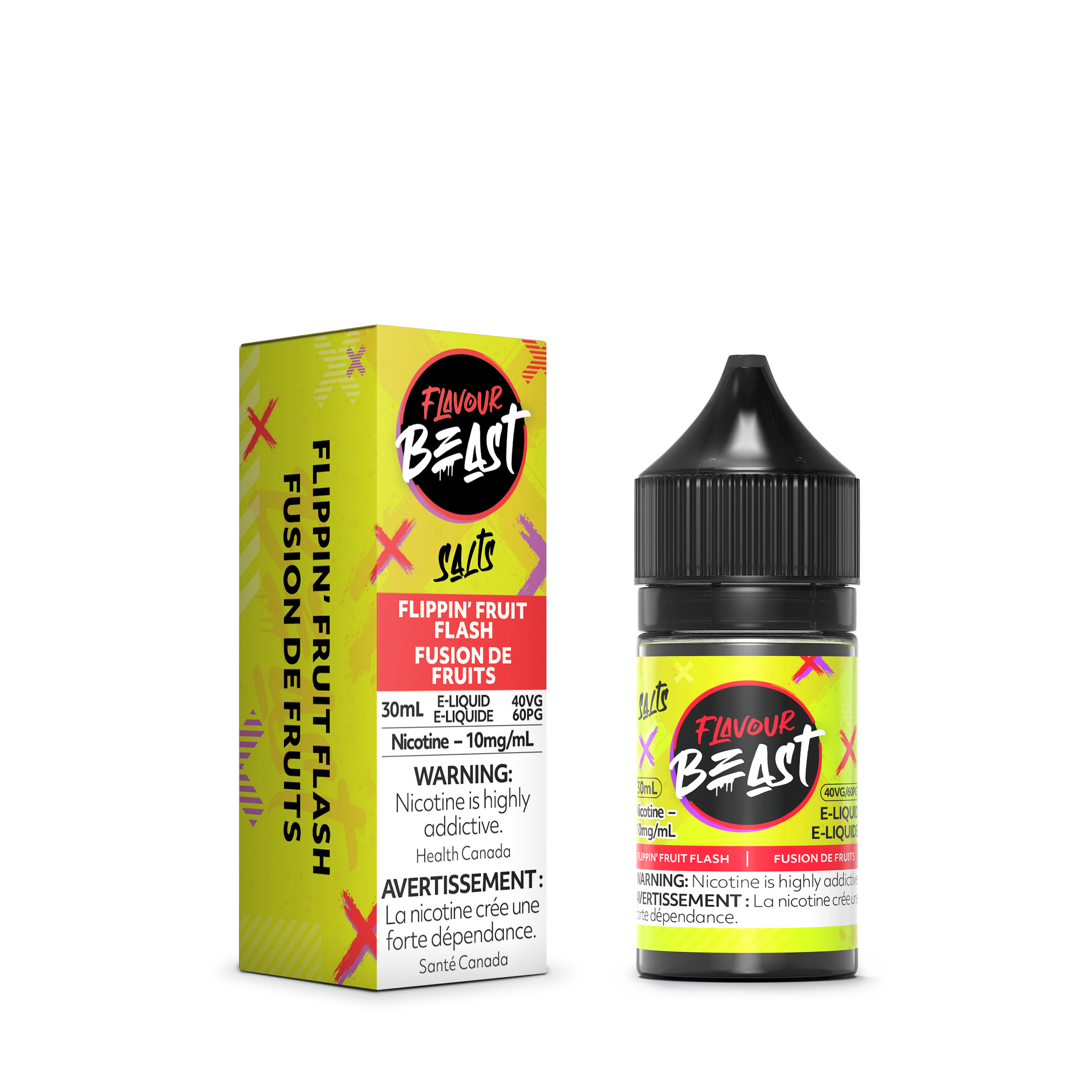 Flavour Beast E-Liquid, 30mL Salt, 10mg/mL