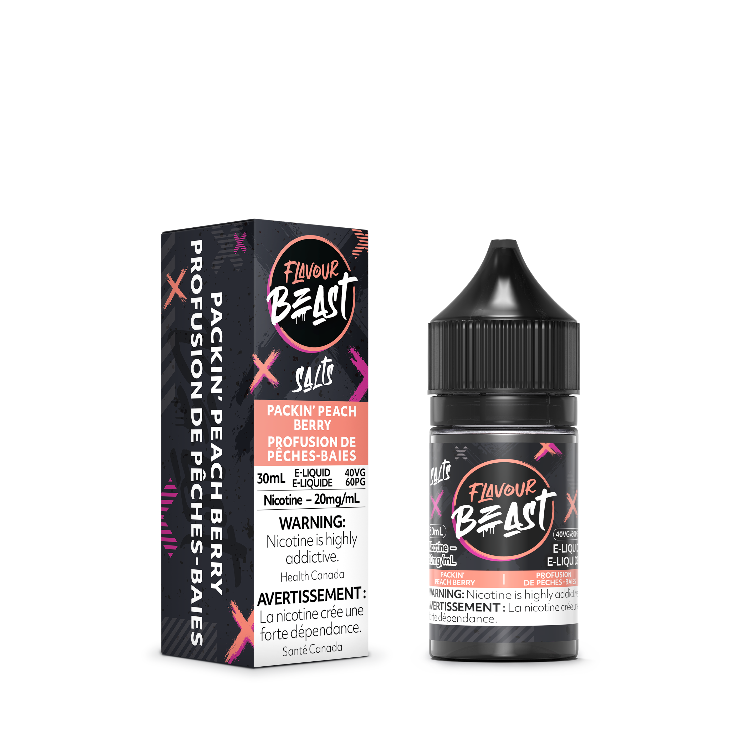 Flavour Beast E-Liquid, 30mL Salt, 20mg/mL