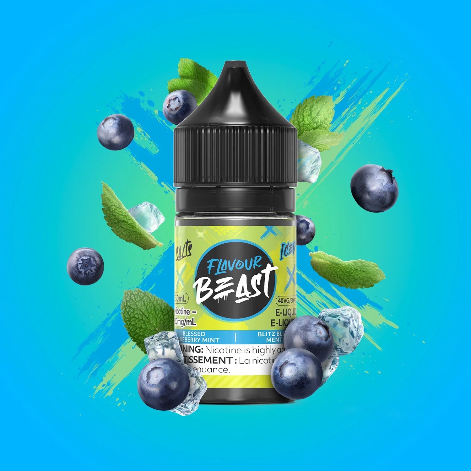 Flavour Beast E-Liquid, 60mL Salt, 20mg/mL