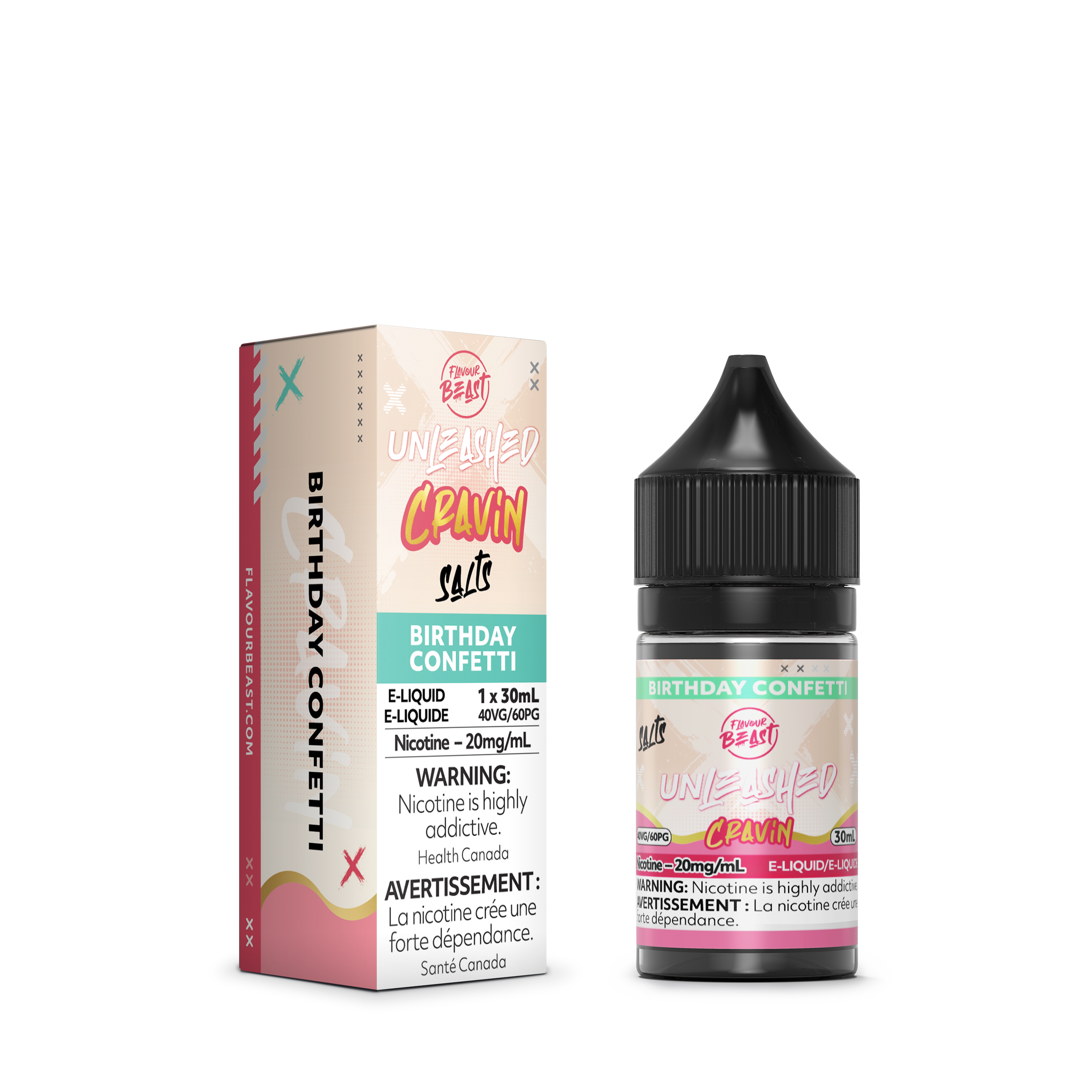 Flavour Beast E-Liquid, 30mL Salt, 20mg/mL