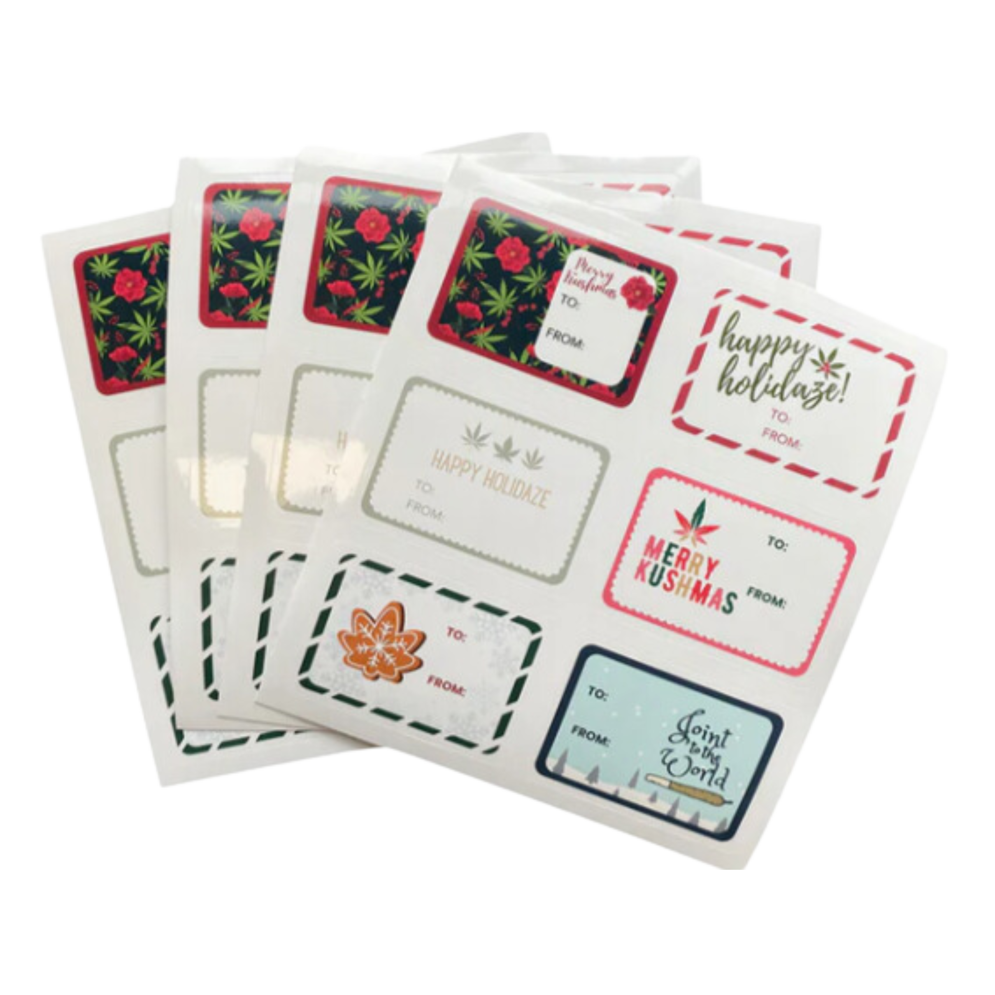 Holiday Gift Tags by Canna Cards, Pack of 24