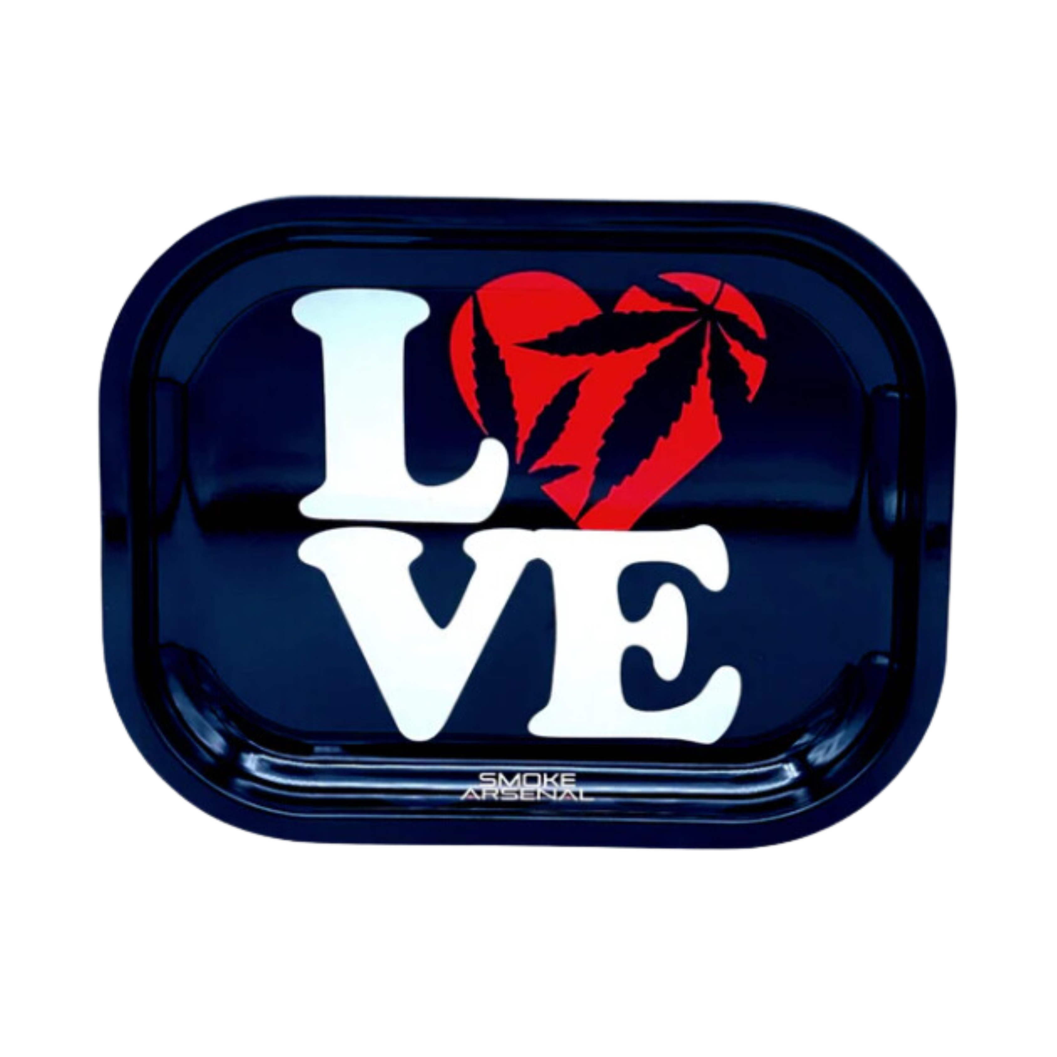 Love Metal Rolling Tray - Small (7 x 5.5 Inch)