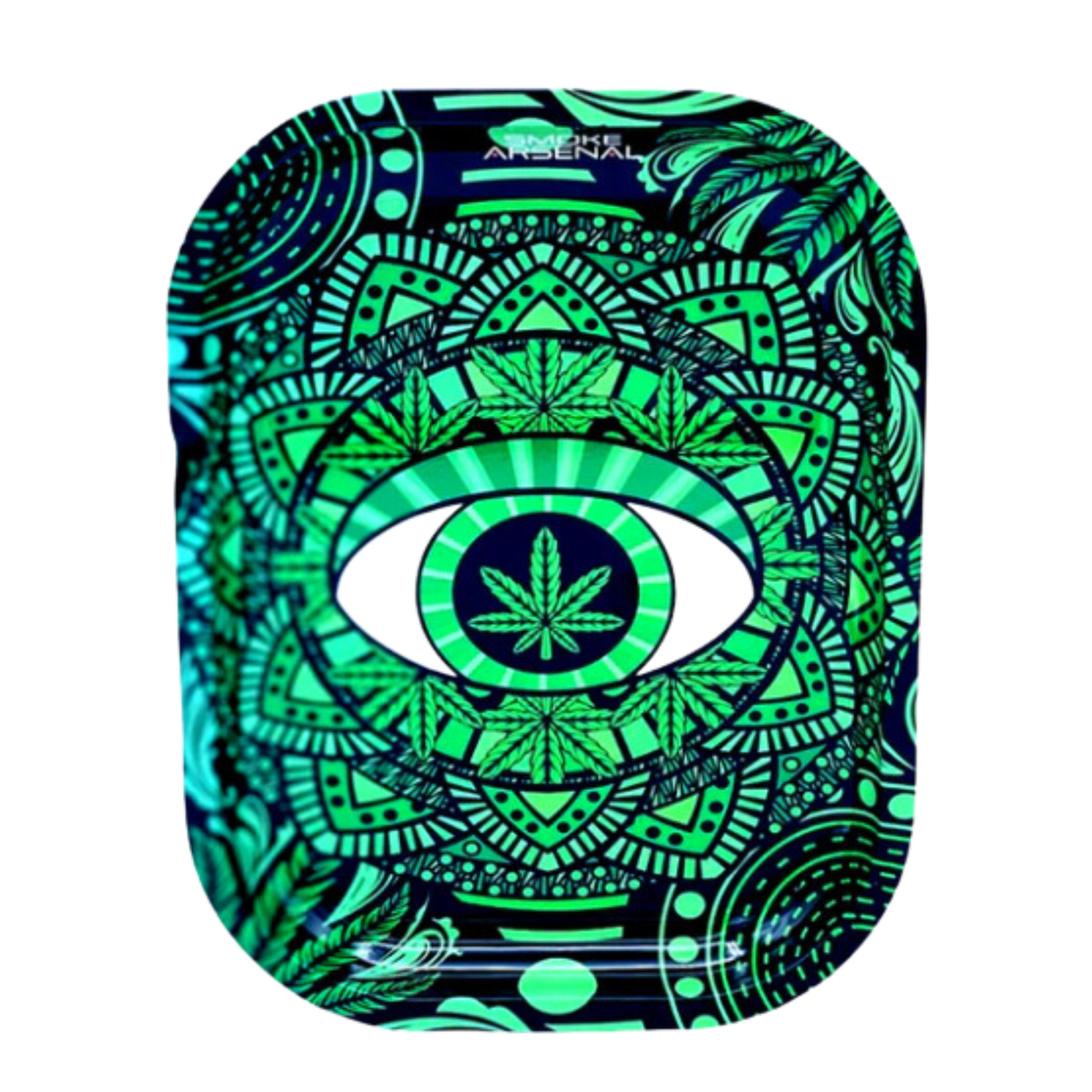 Mandala Metal Rolling Tray - Small (7 x 5.5 Inch)