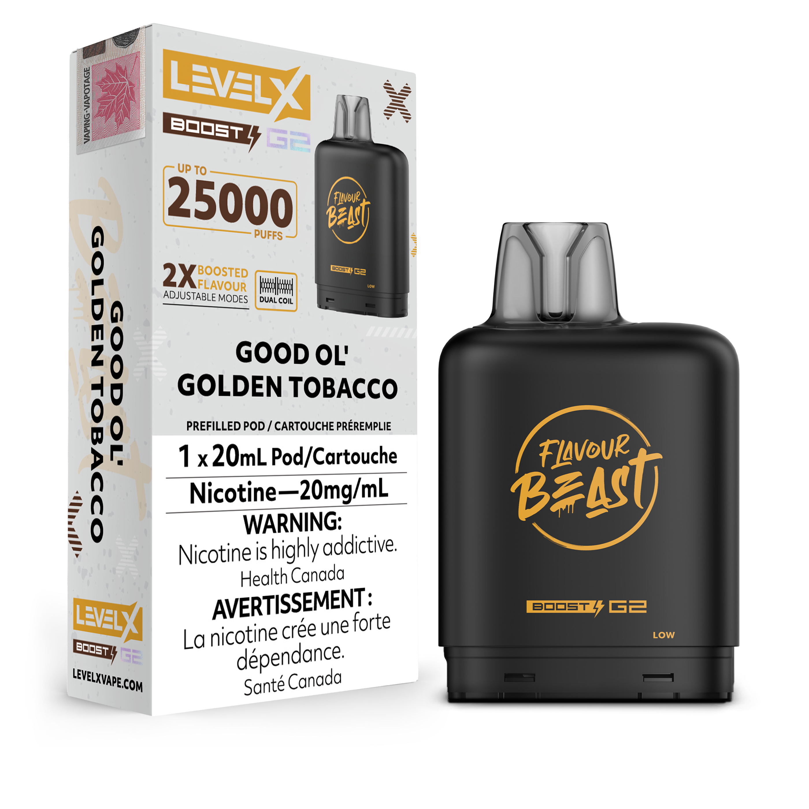 Flavour Beast Level X 25K G2 Boost Disposable Vape Pods