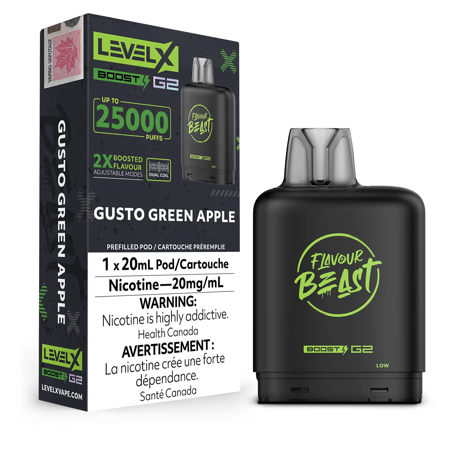 Flavour Beast Level X 25K G2 Boost Disposable Vape Pods