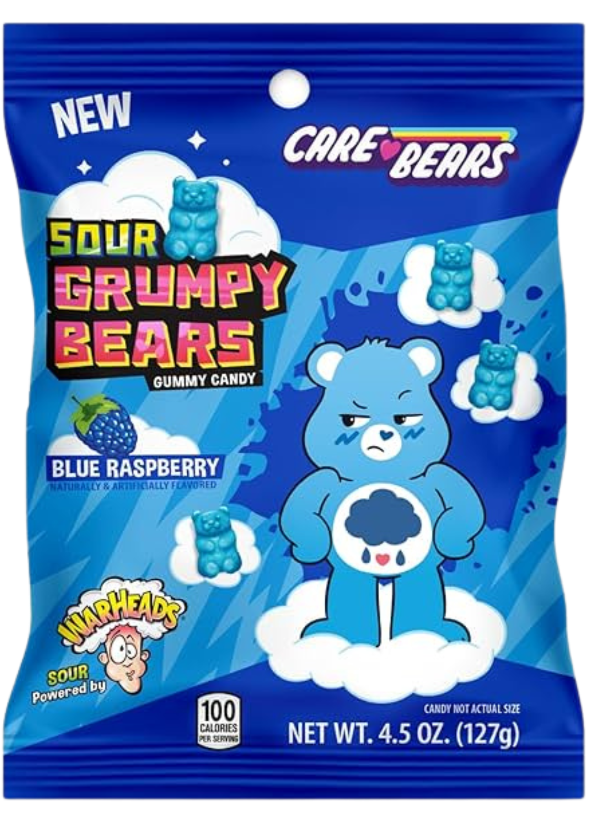 WARHEADS Sour Grumpy Bears, 127g